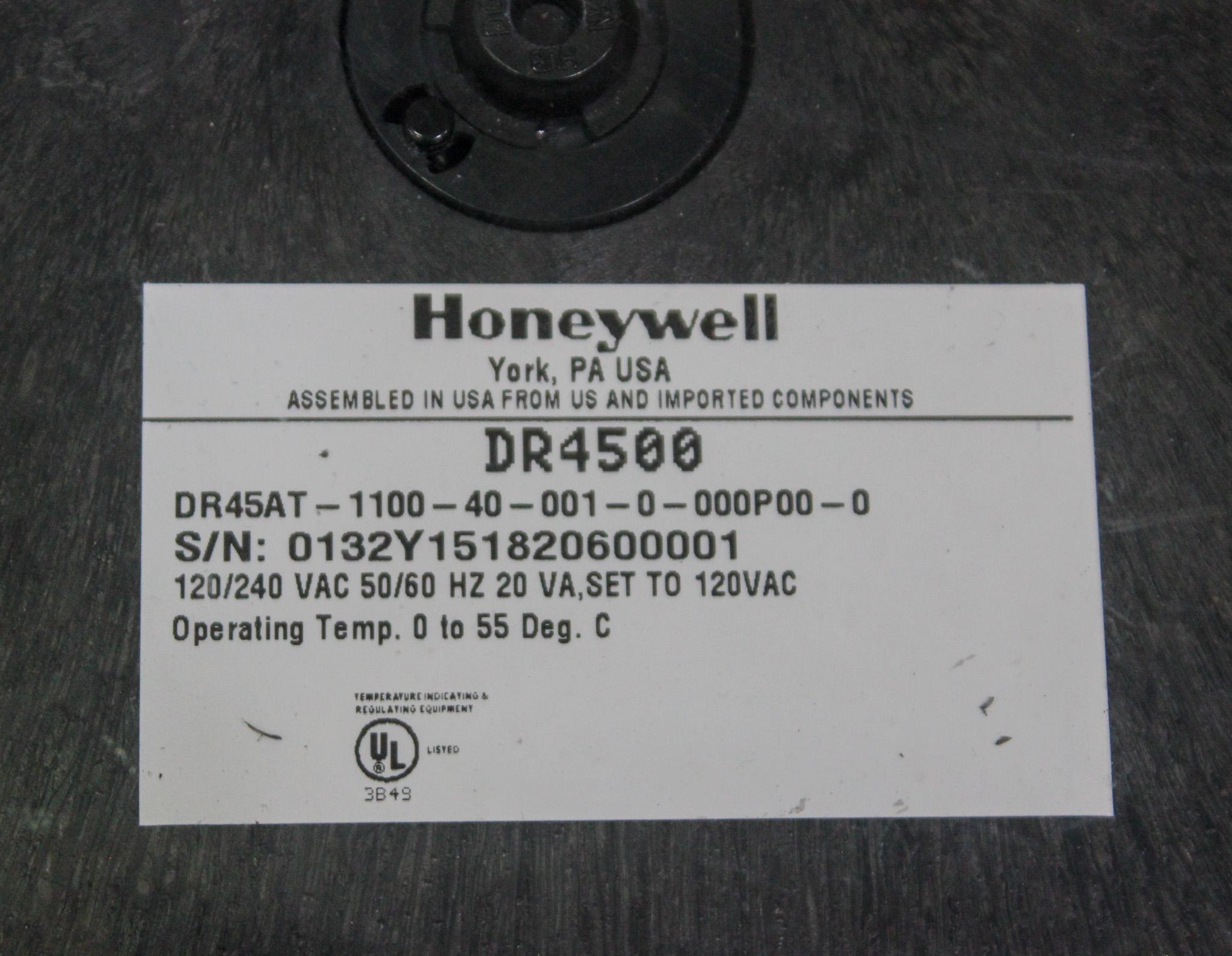 Global Industrial CR2919 Chart Recorder on SIP Cart with Honeywell DR4500