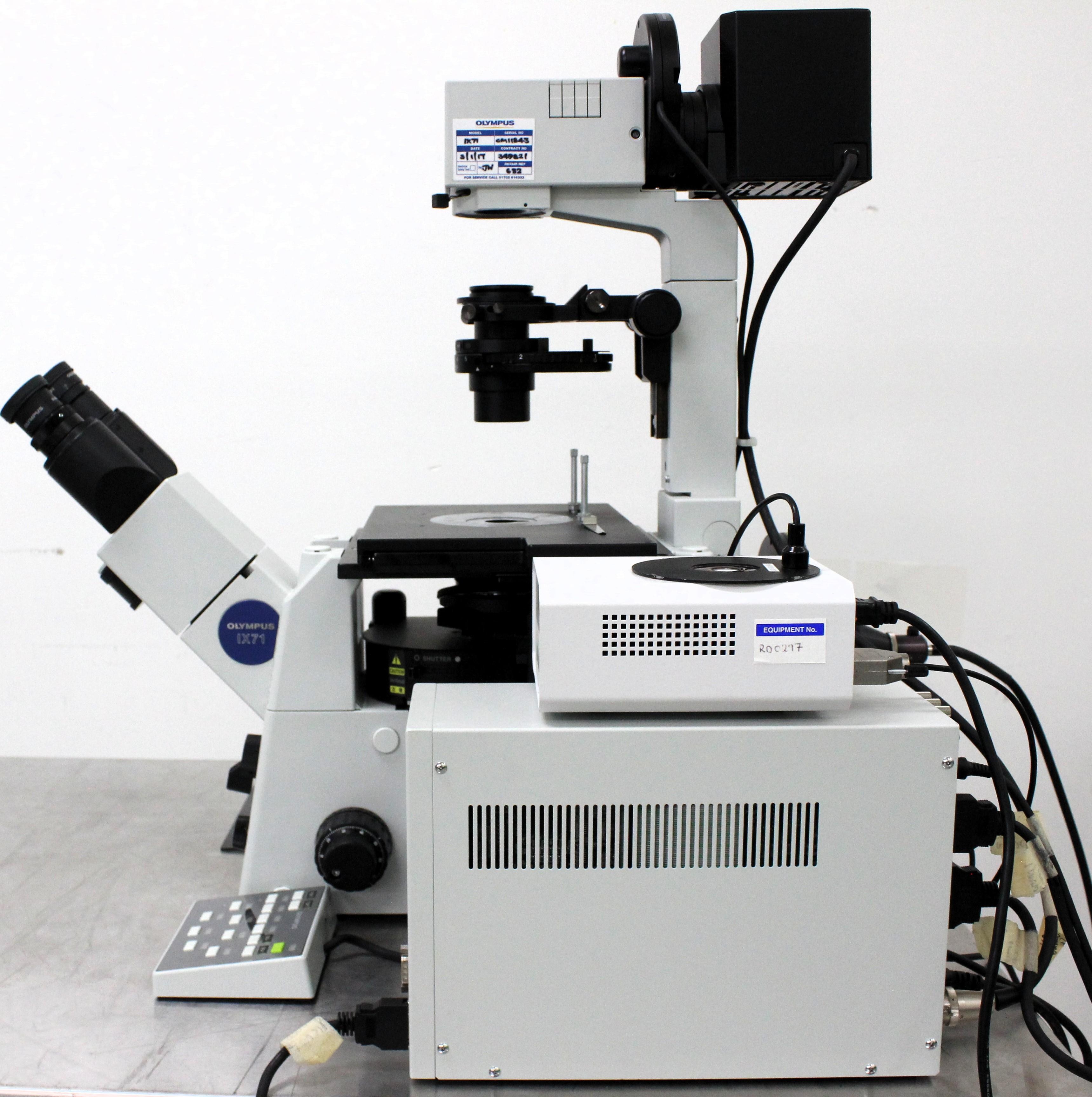 Olympus 1X71 Inverted Microscope RC Contrast,Binocular,Refurbished