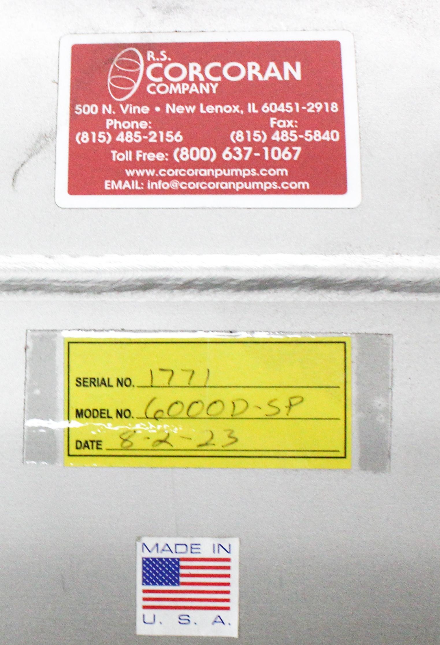 CorcoranPumps 6000D-SP Self-Priming Centrifugal Pump for Industrial Uses