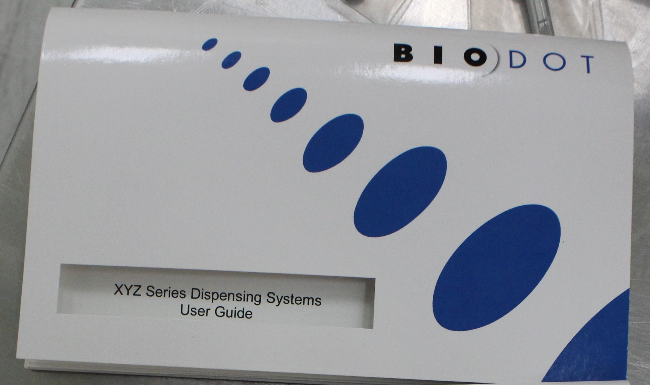 BIODOT ZX1010 Dispense System Line Dot Diagnostic Test Channels