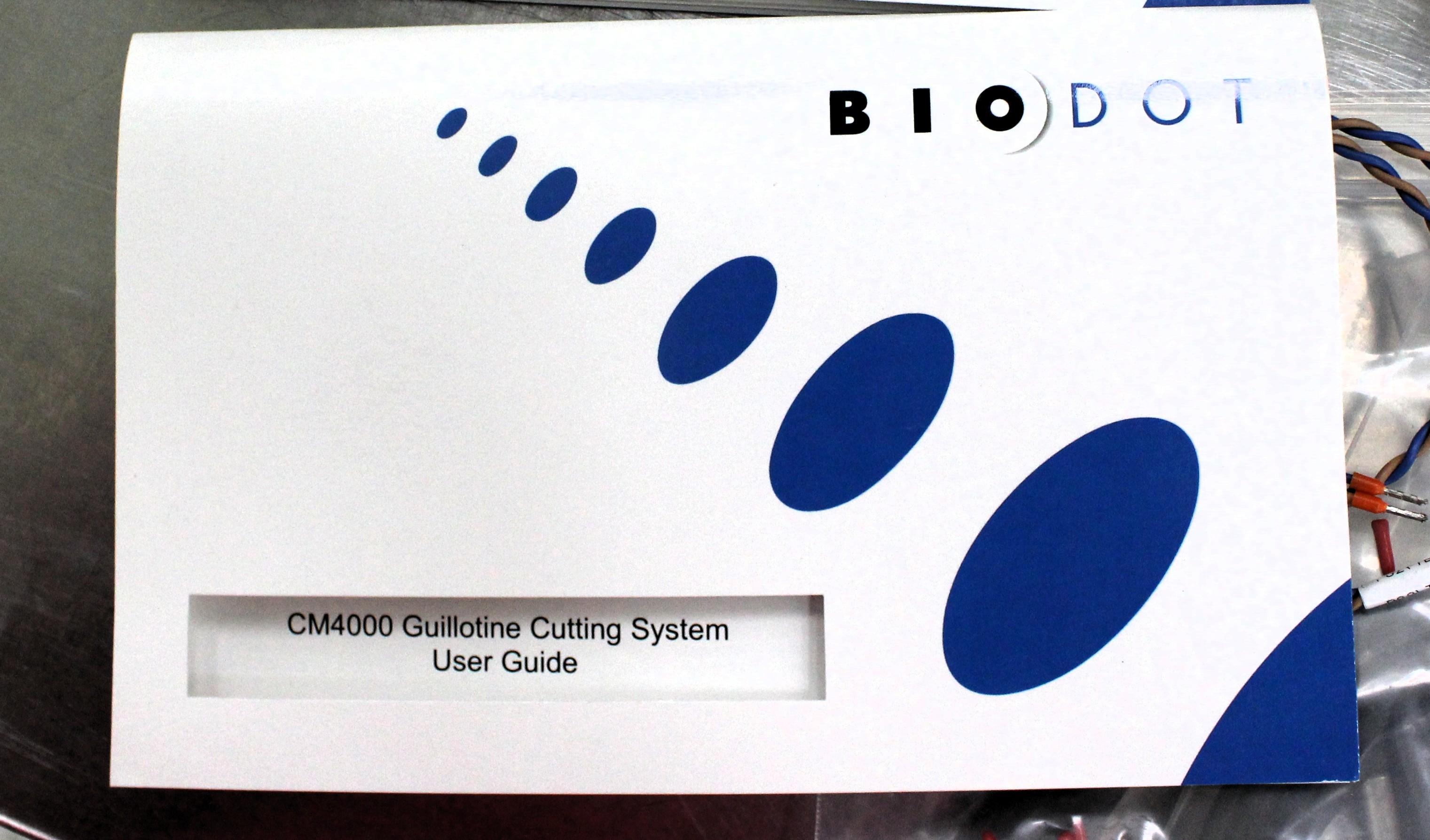 BIODOT CM4000 Automated Cutter for Diagnostic Strip 240 Cuts/Minute US