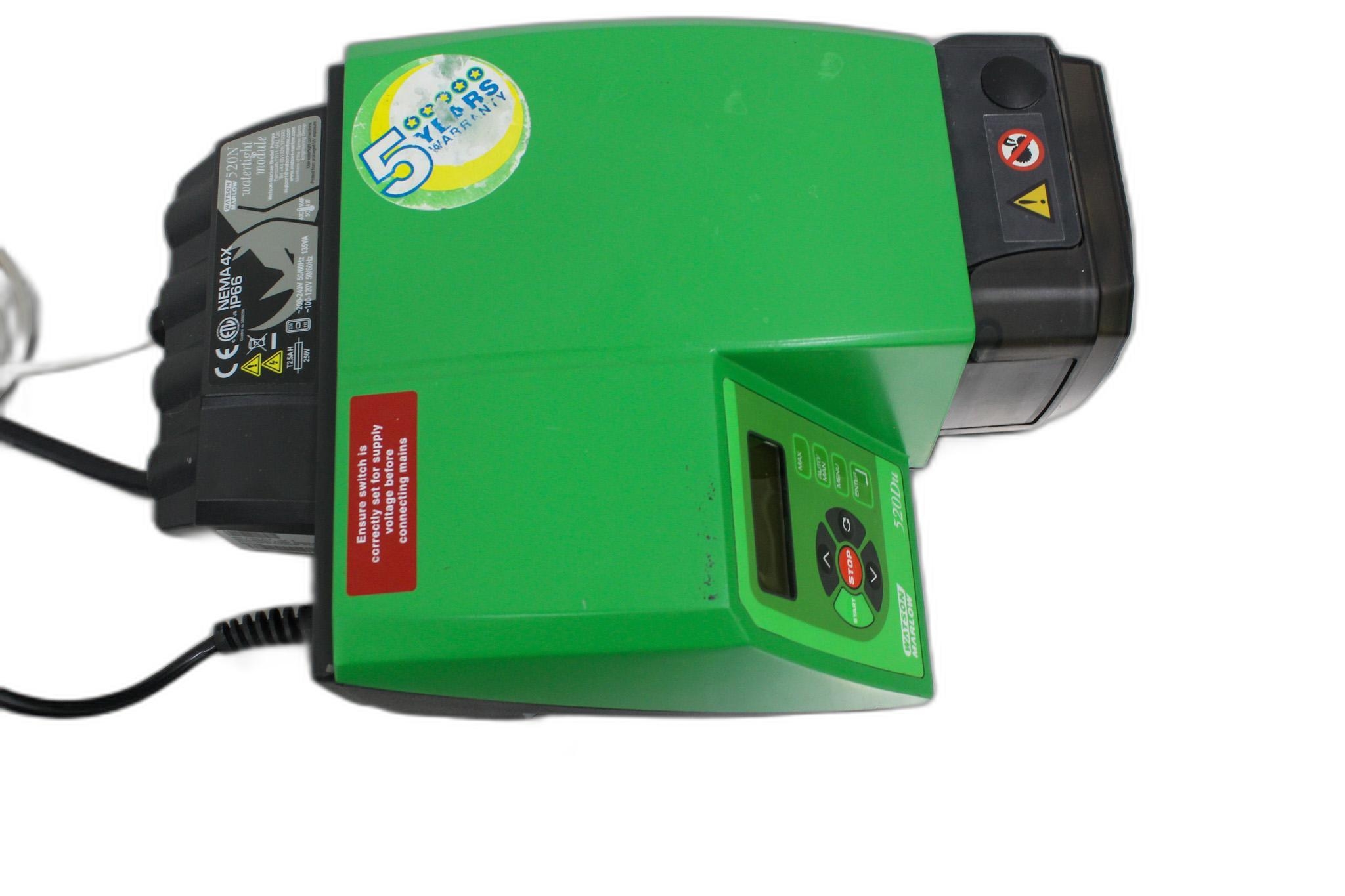 Watson Marlow 520DUN/REL Pump Nema 4X Watertight 220RPM IP66