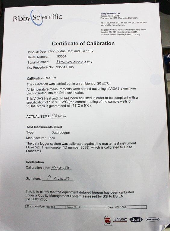 Techne Vidas DB-3D Heater Incubator 25C to 200C Digital Display 110V