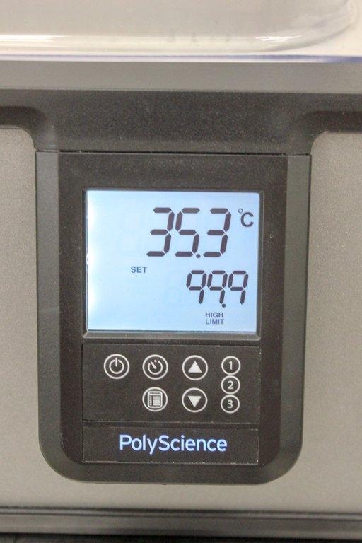 PolyScience WB10 Digital Lab Water Bath 10L Cap Amb+5-99C Stainless Steel