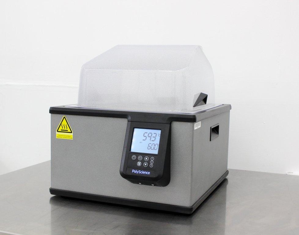 PolyScience WB10 Digital Lab Water Bath 10L Cap Amb+5-99C Stainless Steel