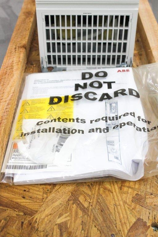 ABB ACH580-PCR-034A-4 HVAC Drive AC 25HP 480V Wall-Mounted Controller