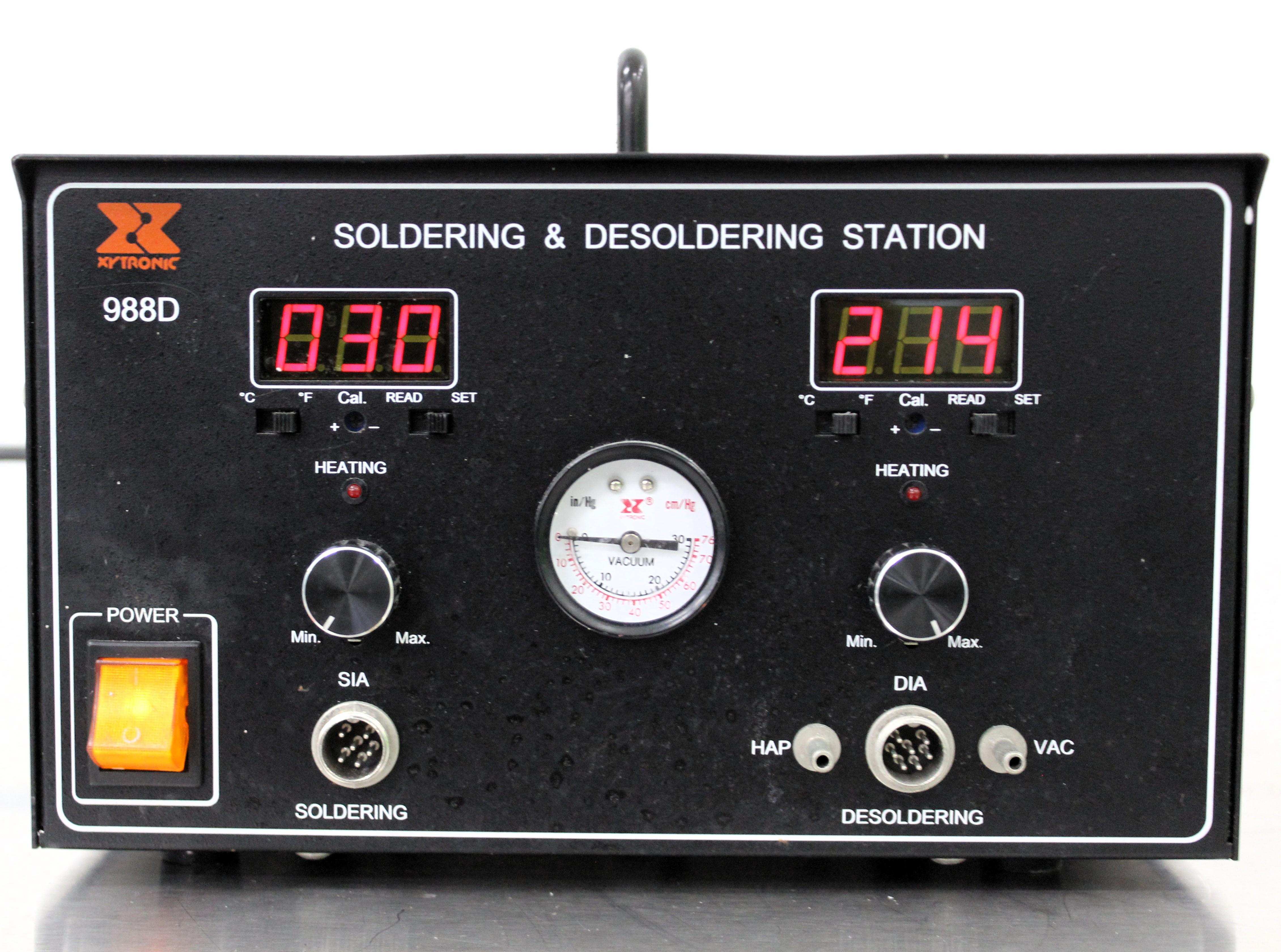 XYTronic 988D Temperature Controlled Soldering Desoldering Station 200-480C
