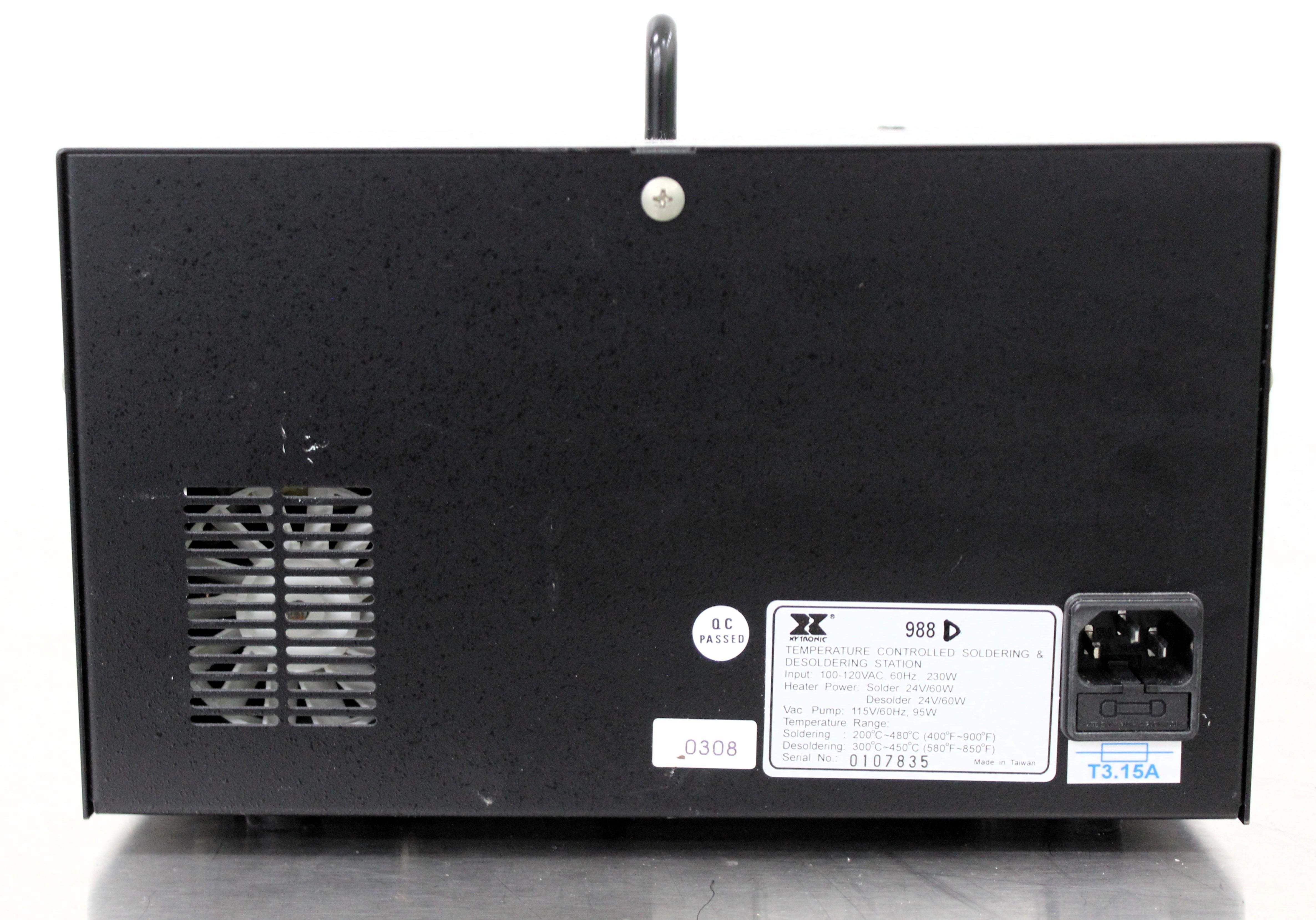 XYTronic 988D Temperature Controlled Soldering Desoldering Station 200-480C