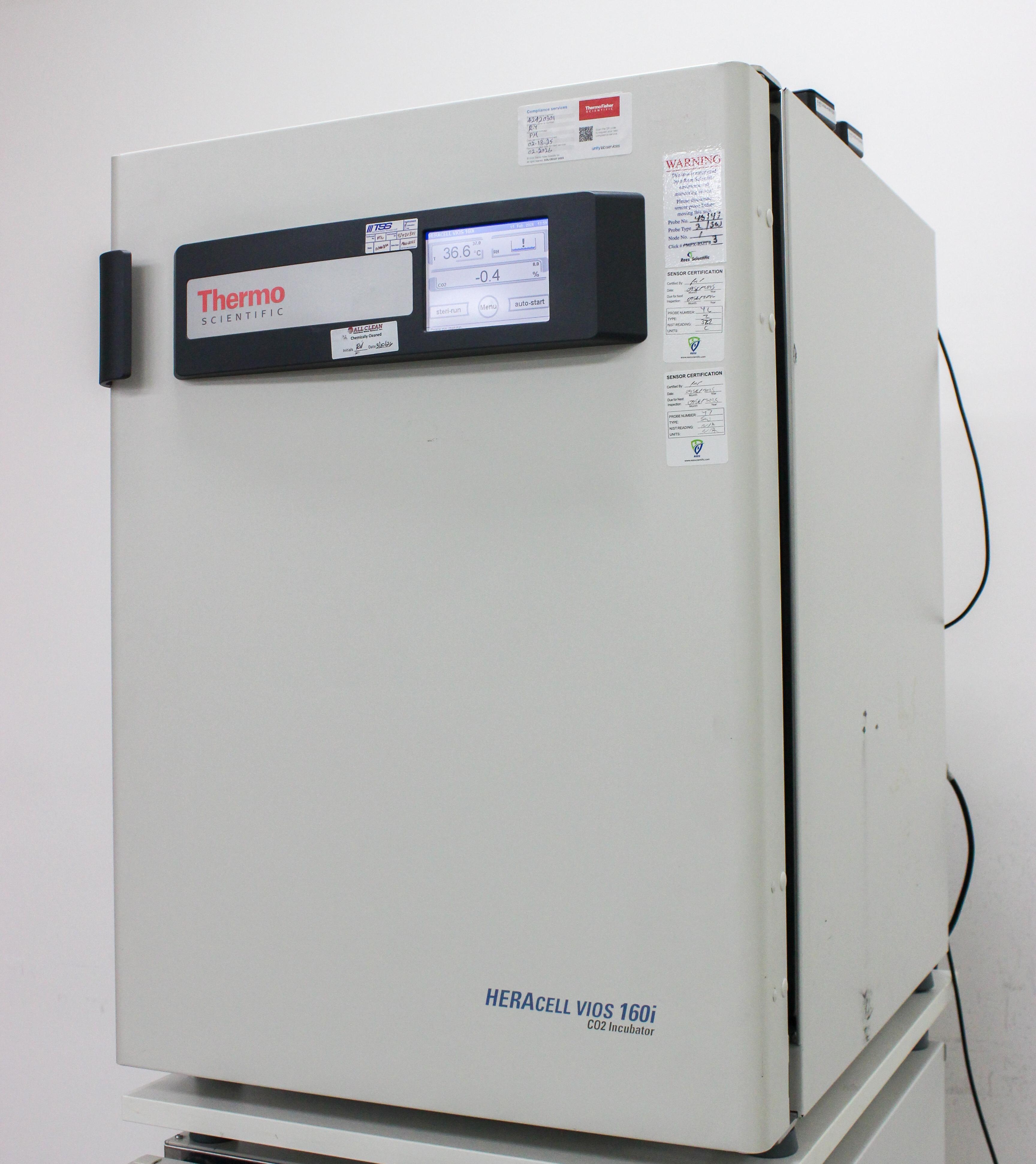 Thermo Scientific HERAcell vios 160i CO2 Incubator 120V 50/60Hz