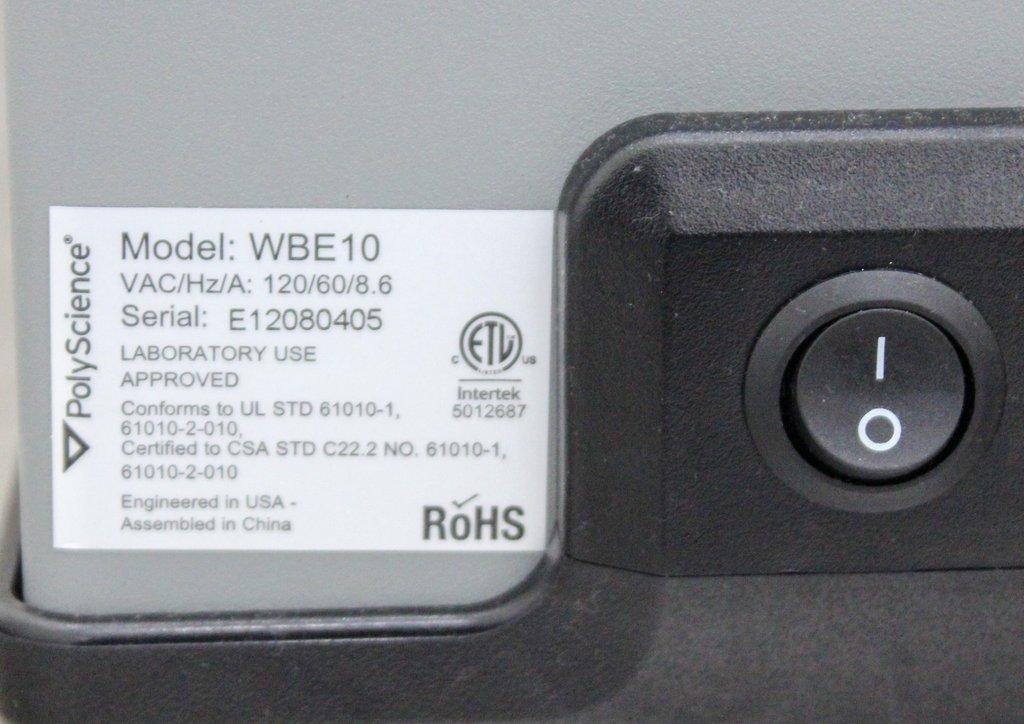 PolyScience WBE10 Digital General Purpose Water Bath 10L 90-240V 15A Precision