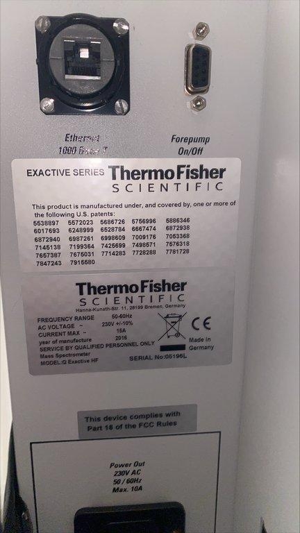 Thermo Q EXACTIVE HF Mass Spectrometer with Ultimate 3000 HPLC