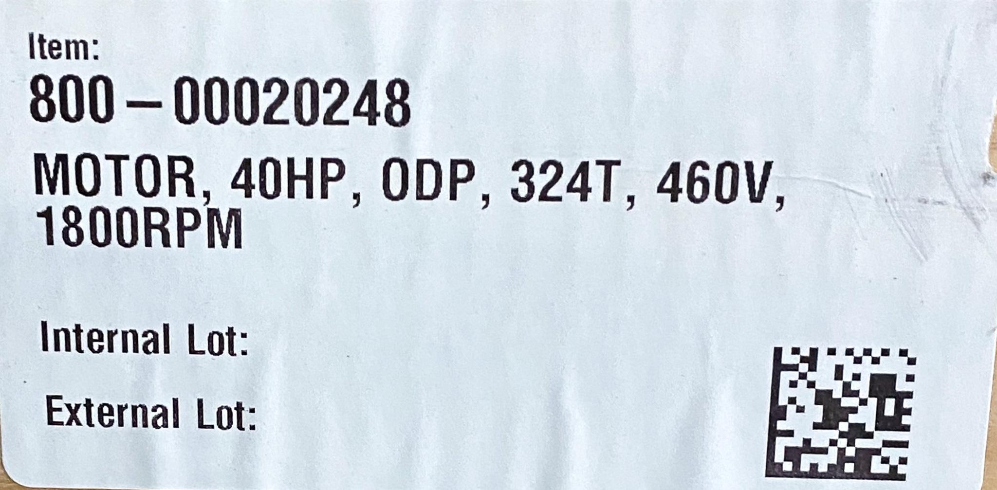 WEG W40 NEMA Motor 40HP 4P 324T 230/460V 1800RPM Premium Efficient