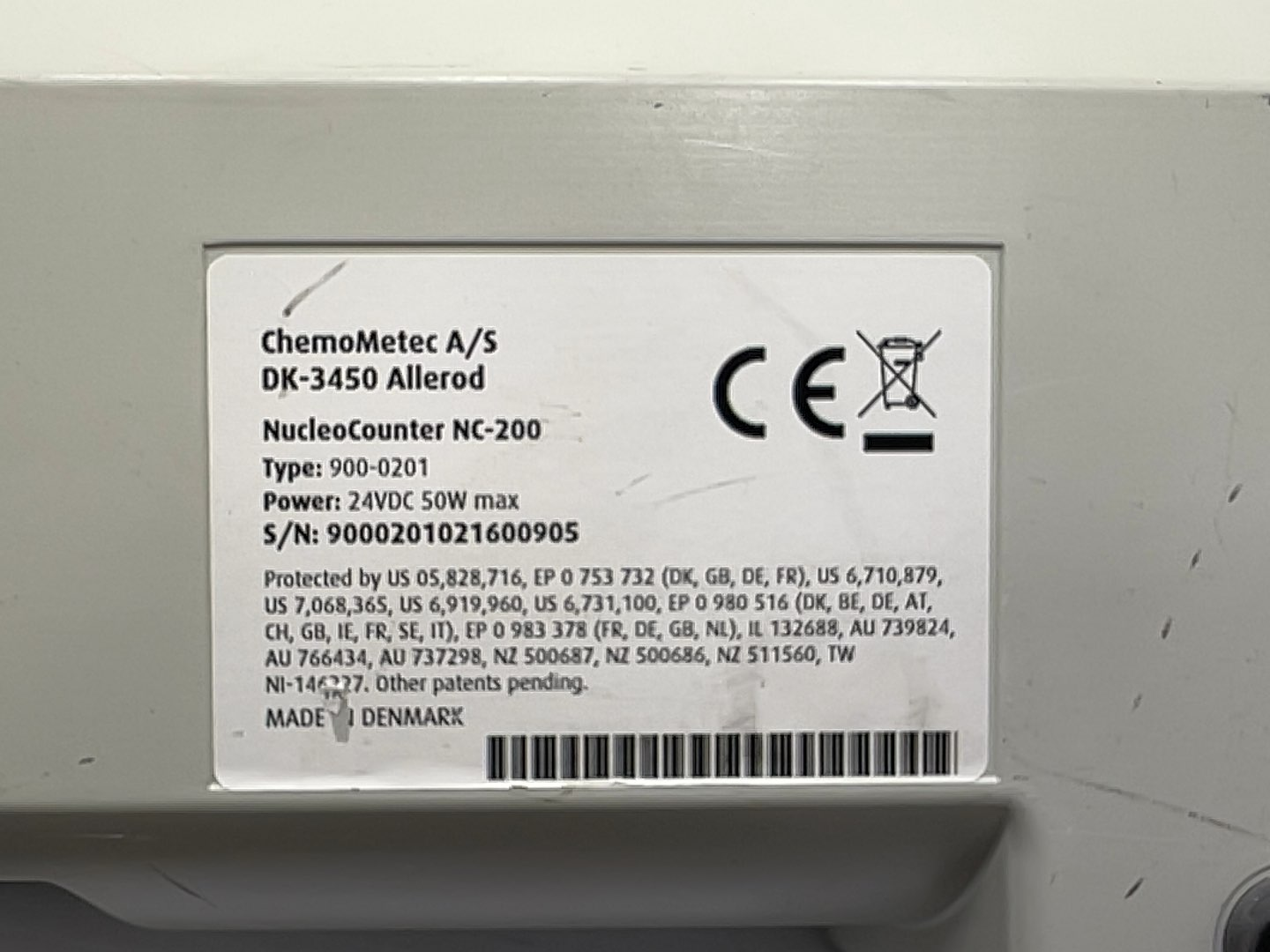 ChemoMetec NucleoCounter NC-200 Cell Counter Requires Repair AS-IS Sale
