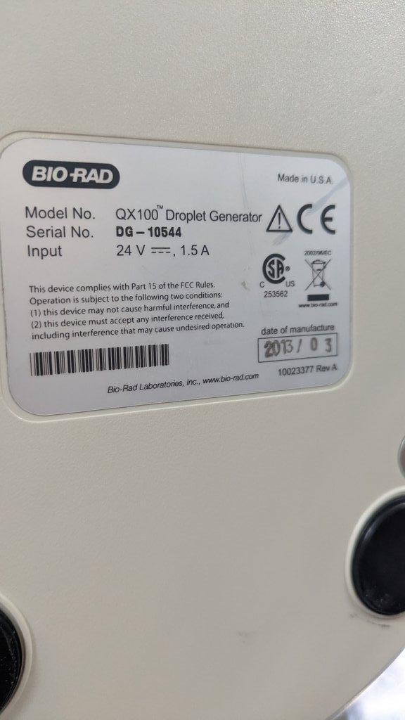 BIO-RAD QX100 Droplet Generator for Precise Droplet Digital PCR
