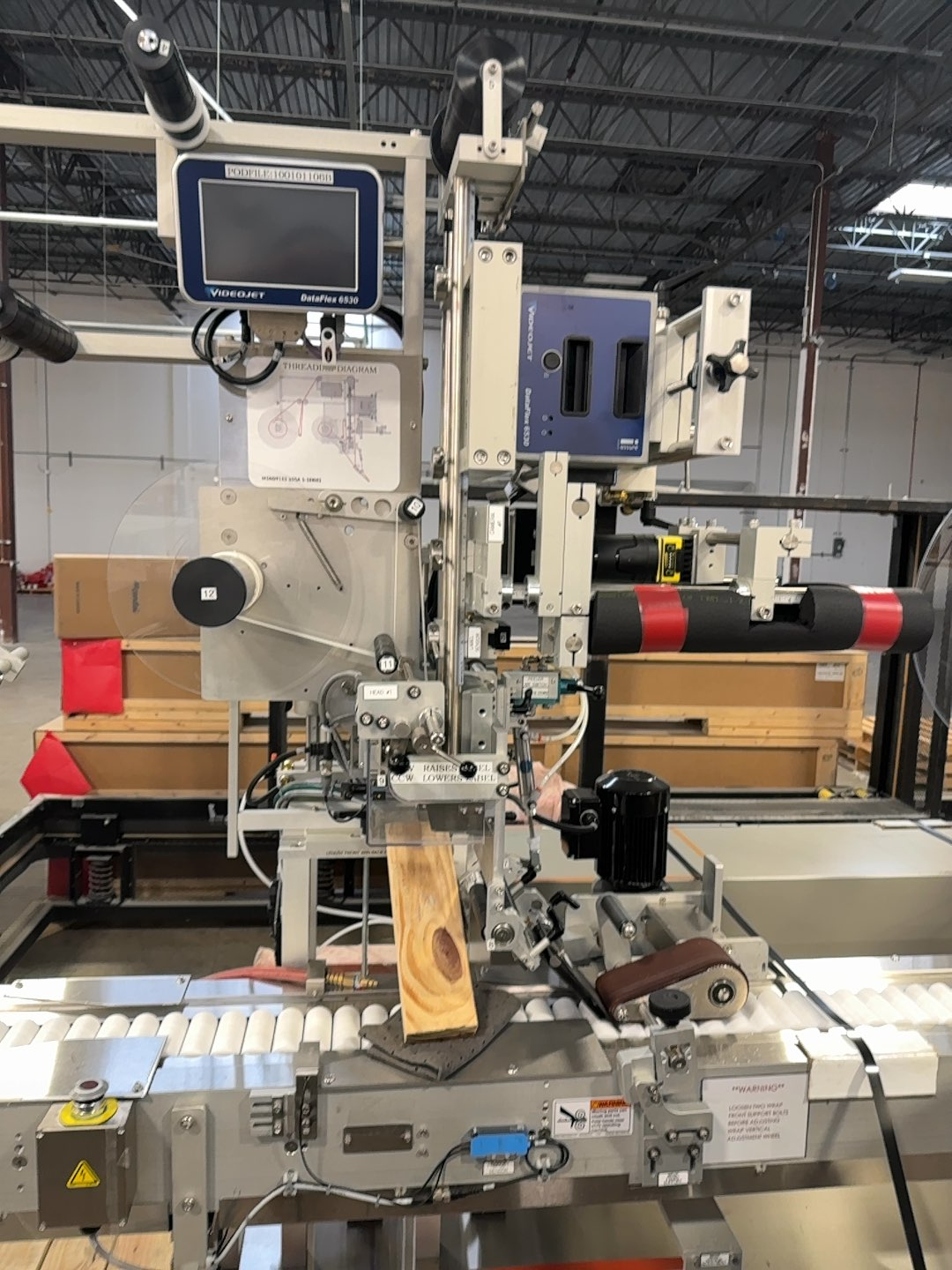 Accraply 350a-s Labeling Machine 480V 3Ph Near-New Condition