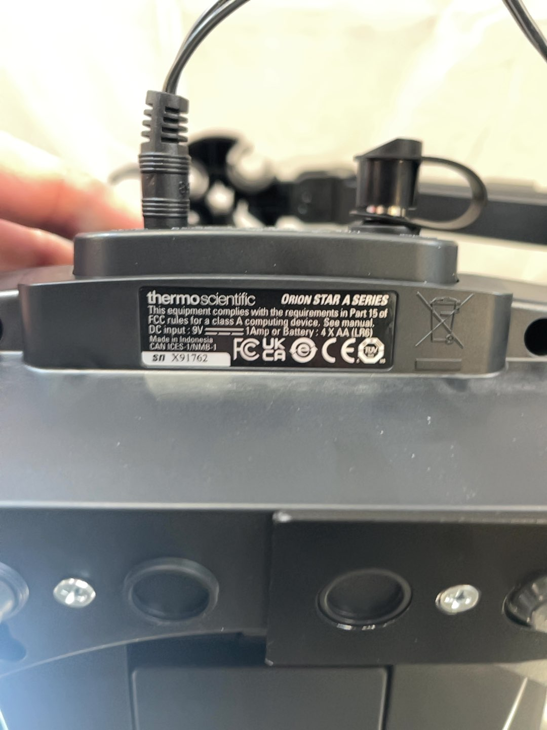 Thermo Orion Star A215 pH Conductivity Meter Near New w/ Cables & Manual