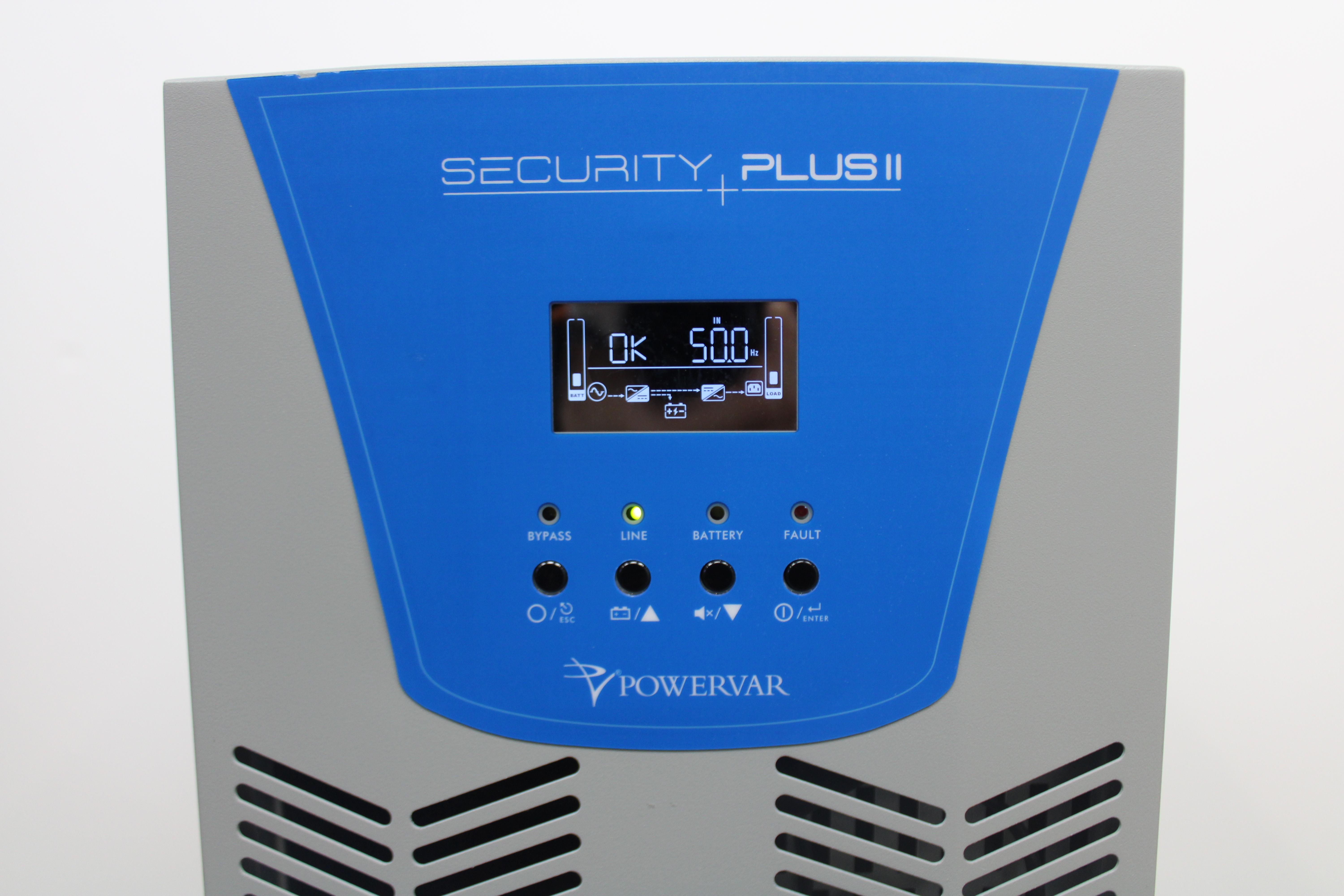Powervar Security Plus II UPS 6kVA 240V Online Double Conversion 50/60Hz
