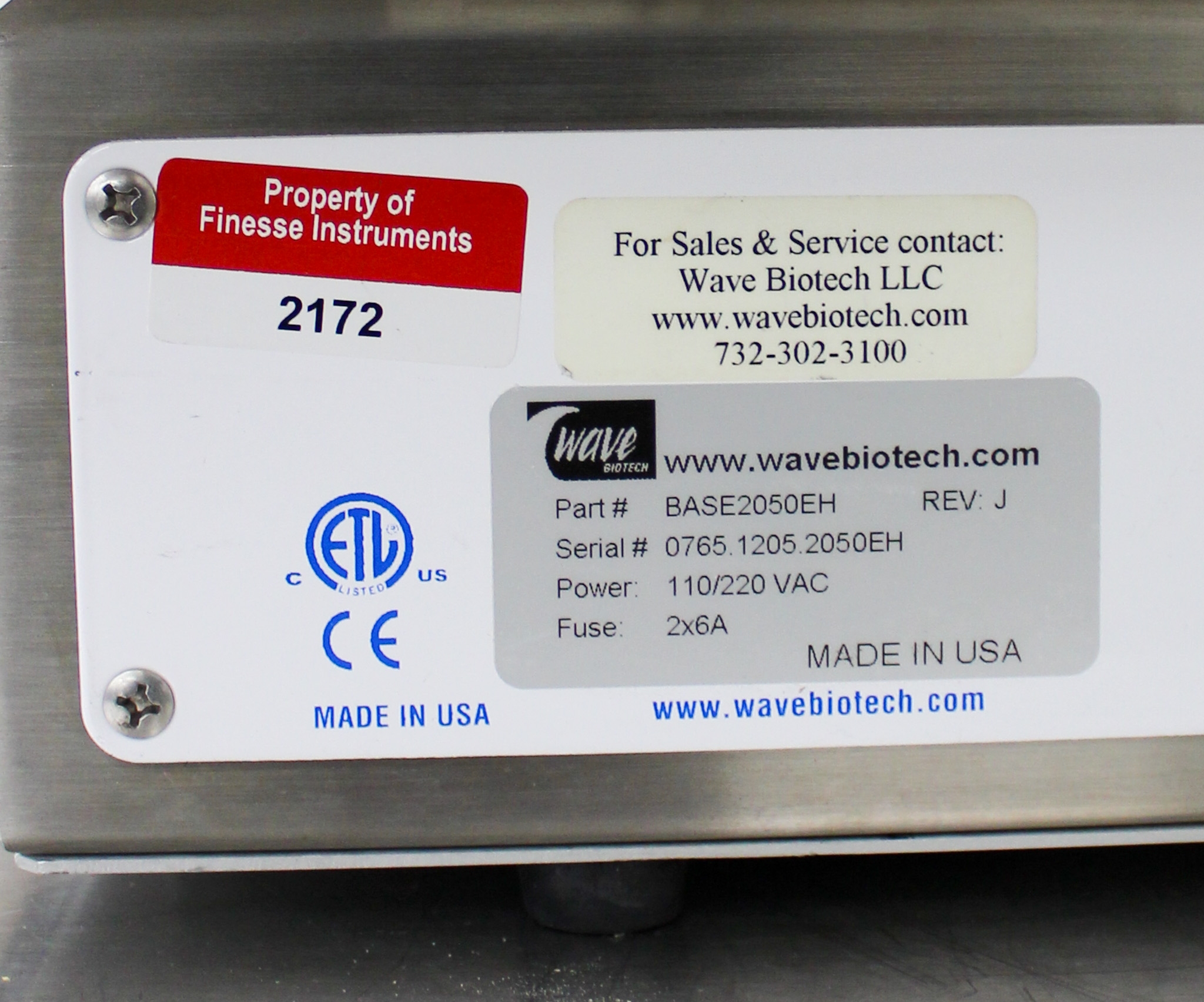 Wave 20/50EH Bioreactor System for Cell and Protein Culturing 50L Capacity