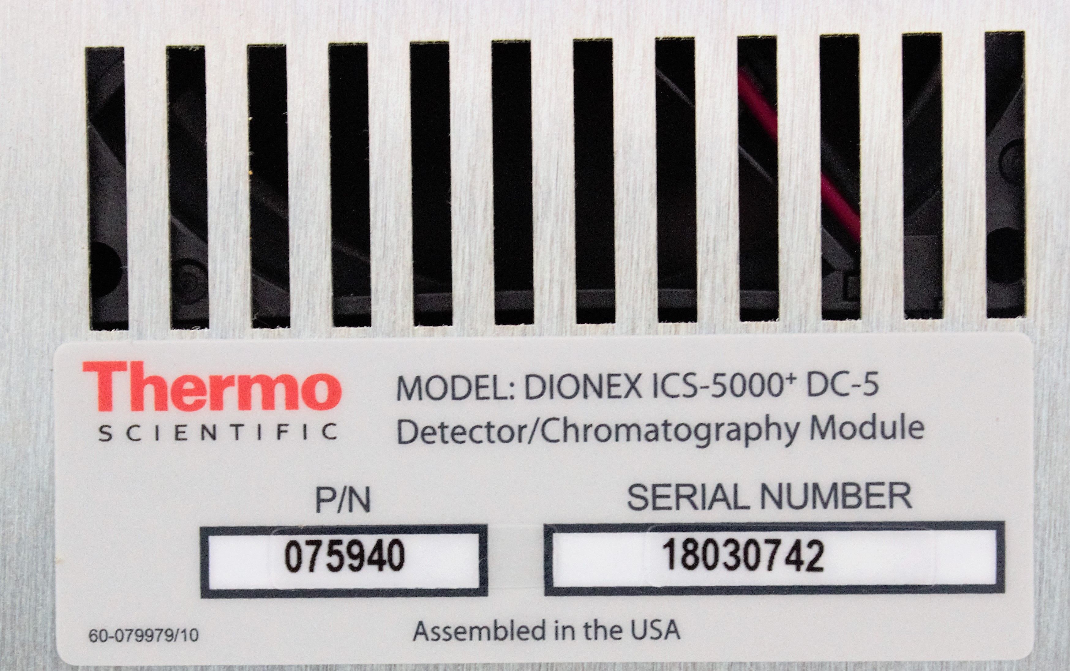 Thermo Dionex ICS-5000 Ion Chromatography System High Sensitivity Used