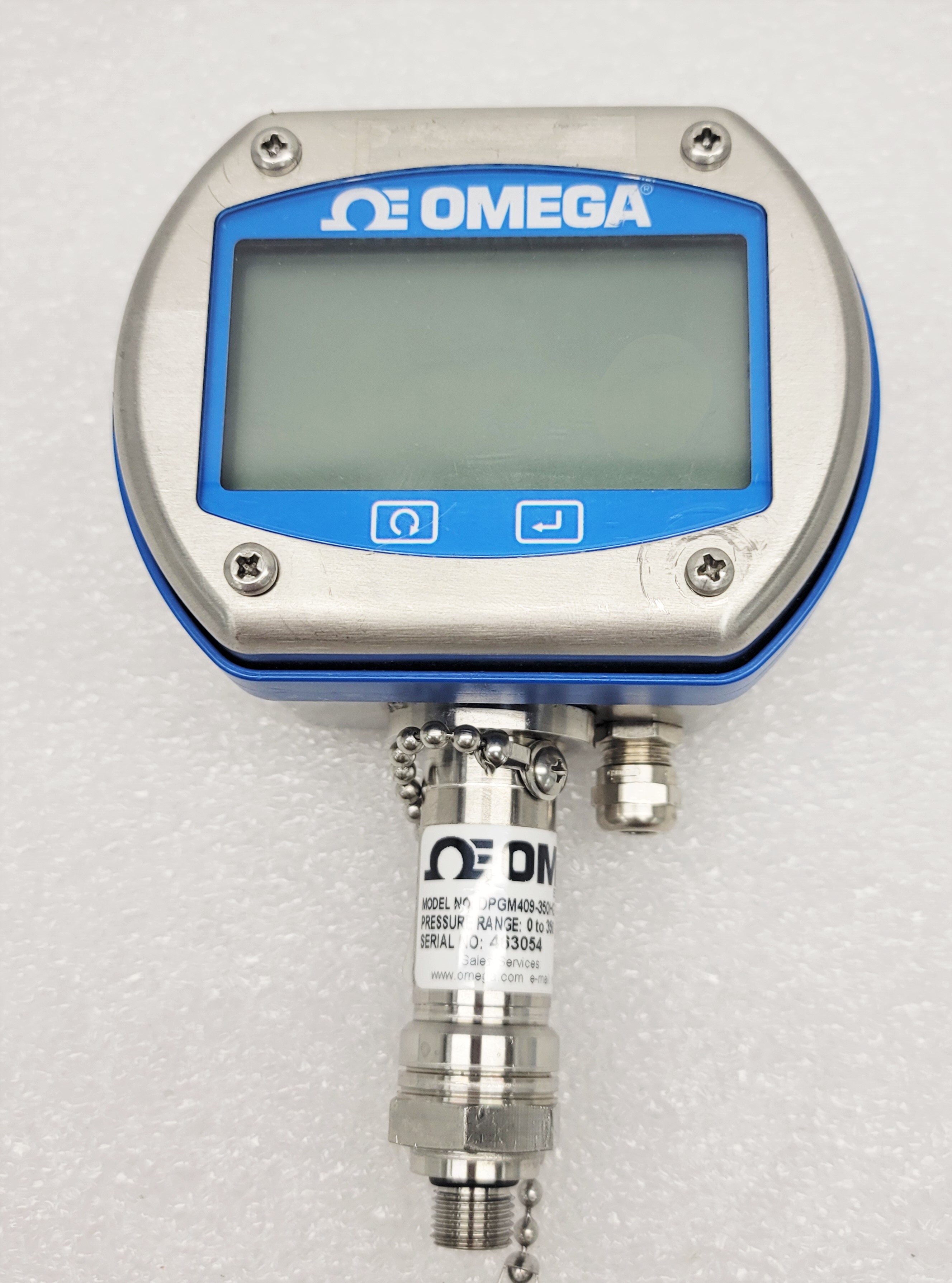 Omega DPGM409-350HG Pressure Gauge Digital High Accuracy Used