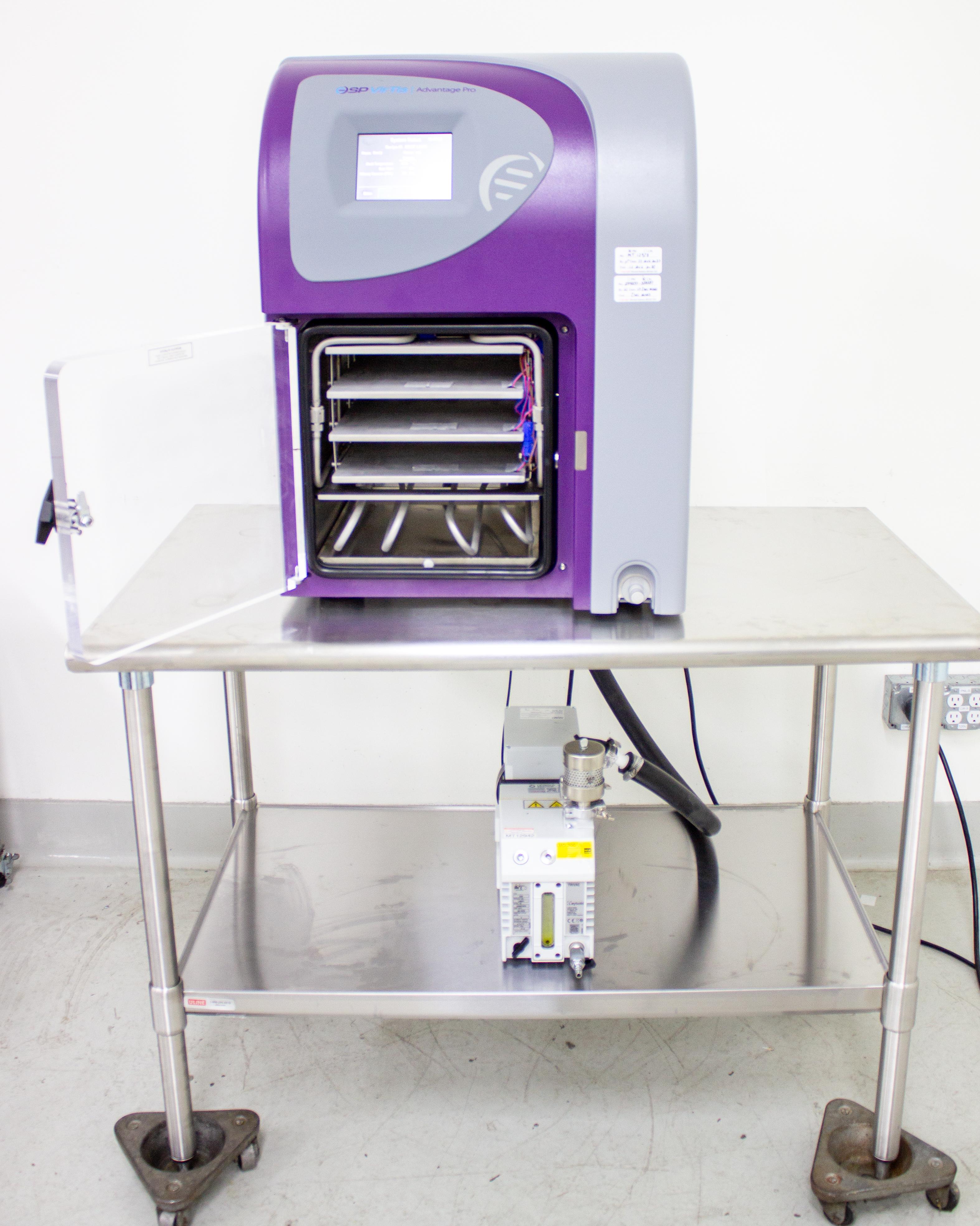 SP VirTis Advantage ProFreeze Dryer ADP-B3EL 3 Shelf Lyophilizer -85C 6L