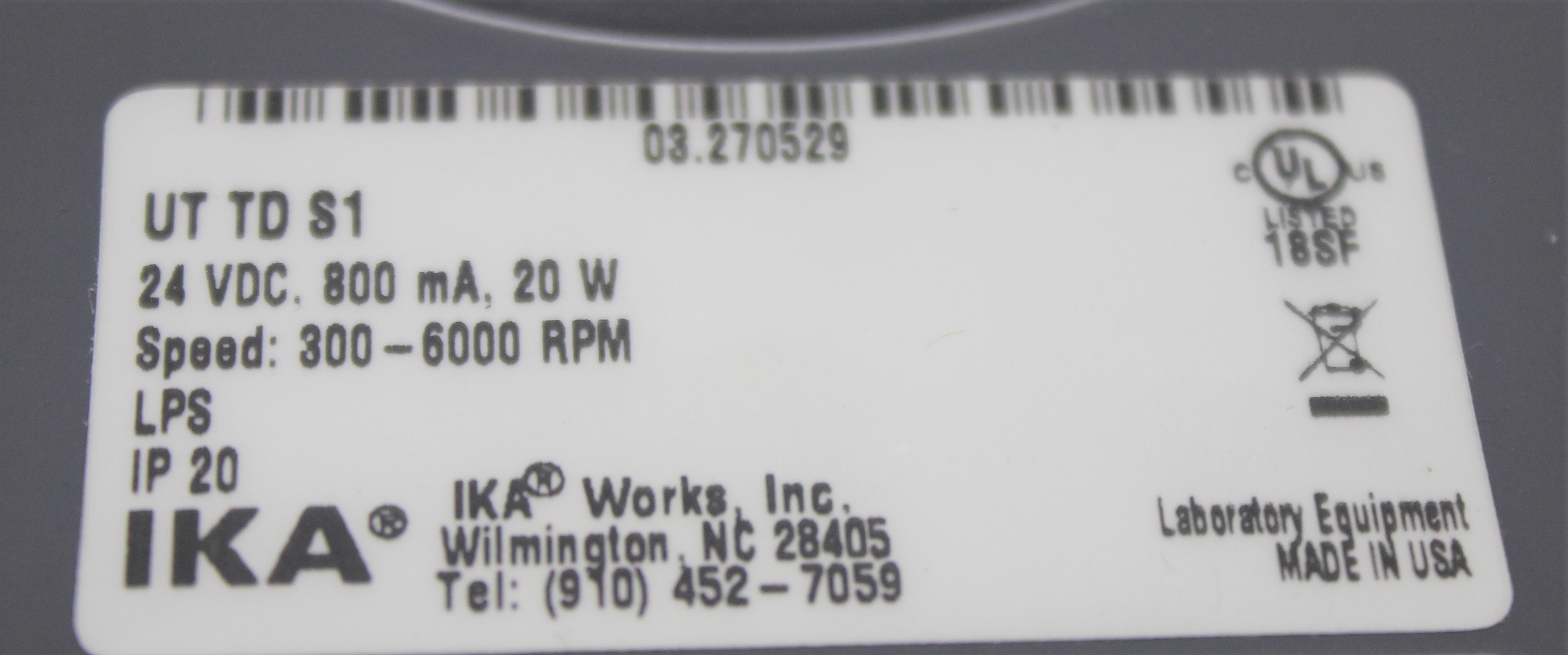 IKA ULTRA-TURRAX Tube Drive Homogenizer Sequencing Sample Prep PCR Ready Use Used