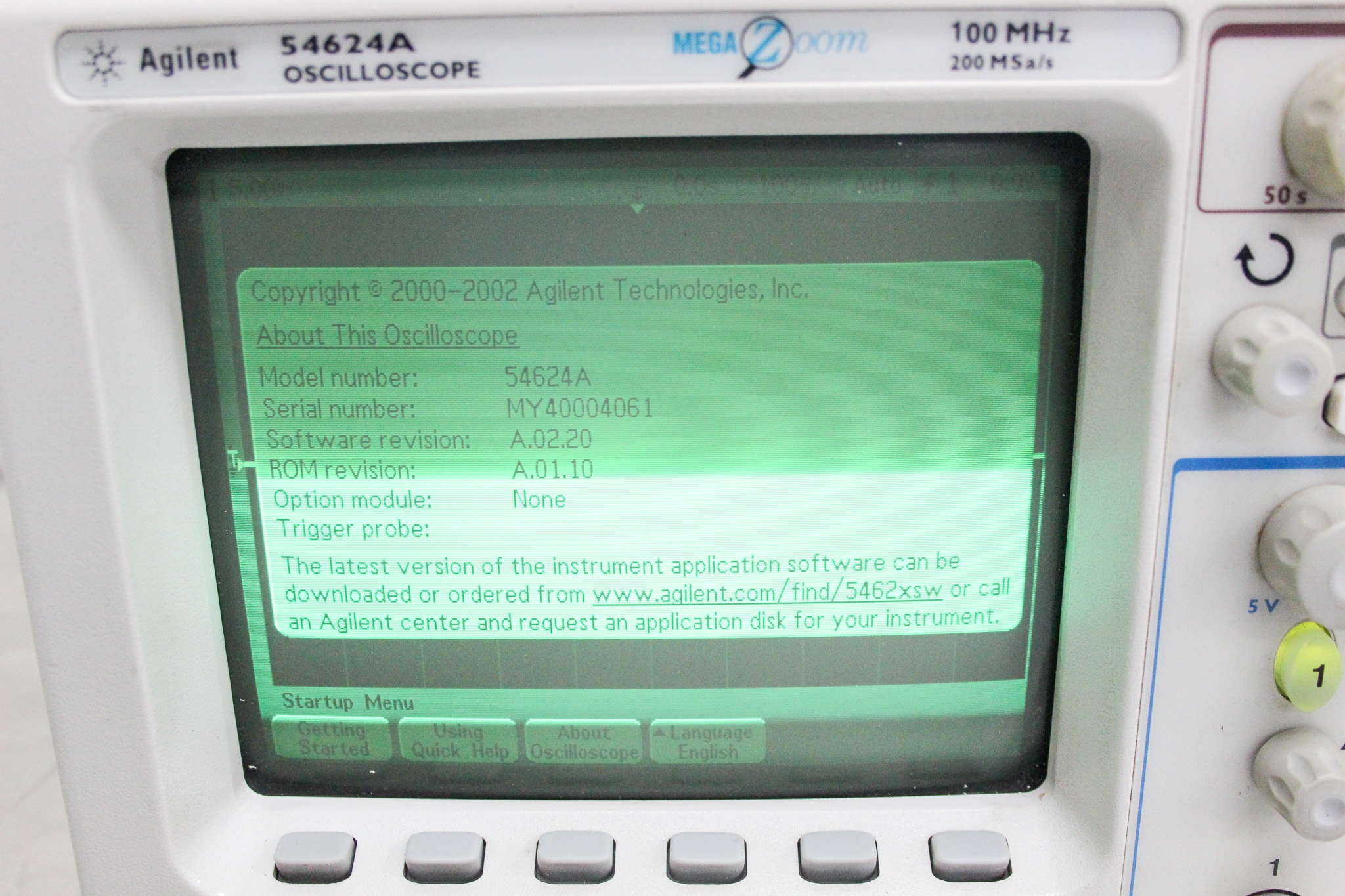 その他 Agilent(HP/Keysight) 54624A Oscilloscope HP Agilent Keysight, 54624A