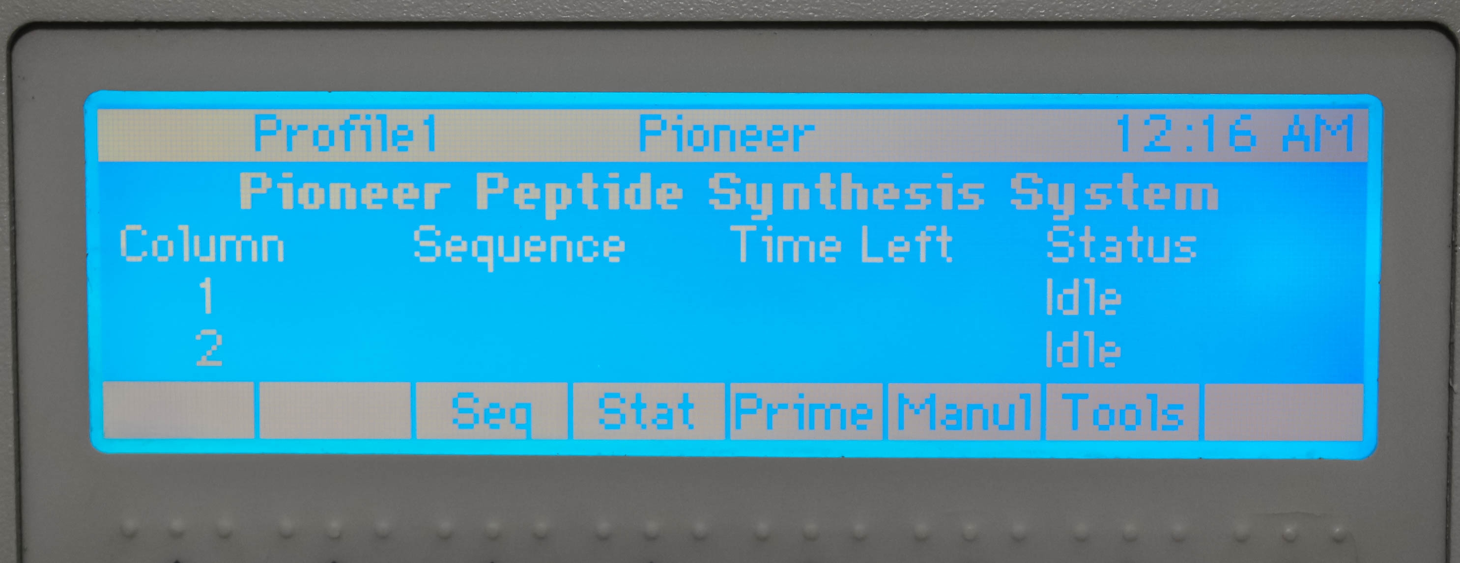 ABI Pioneer Peptide Synthesizer BioSystems Includes Computer Data Flow