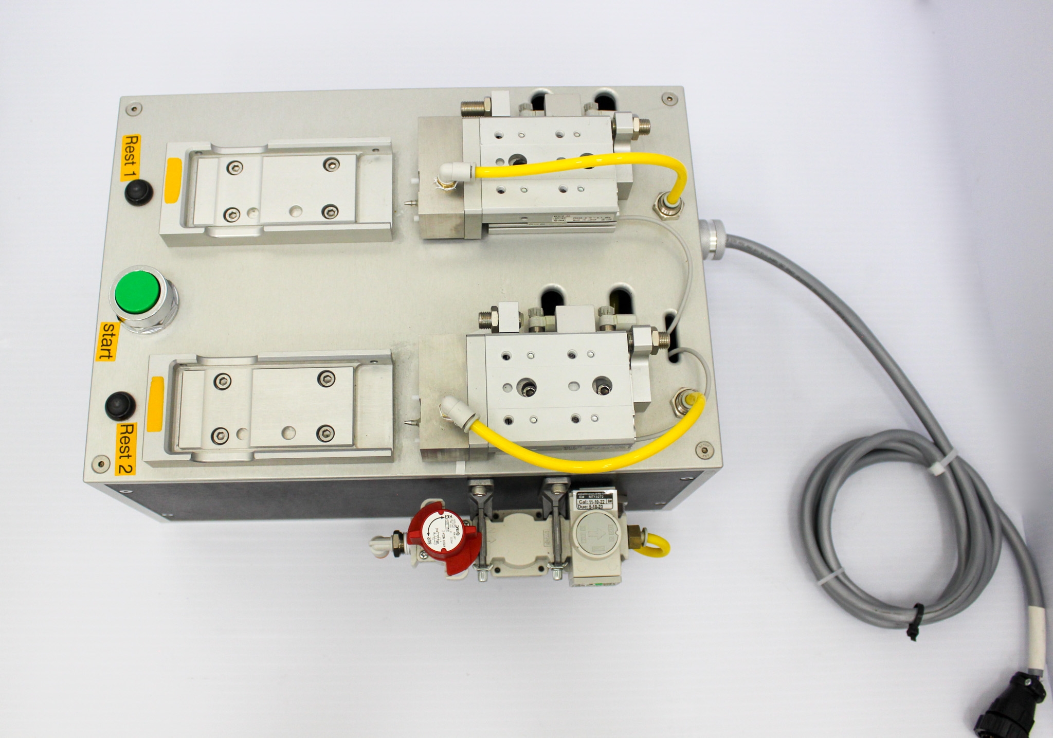 SMC MXS 16-20 Air Slide Table Precision Assembly Dual-Rod Structure