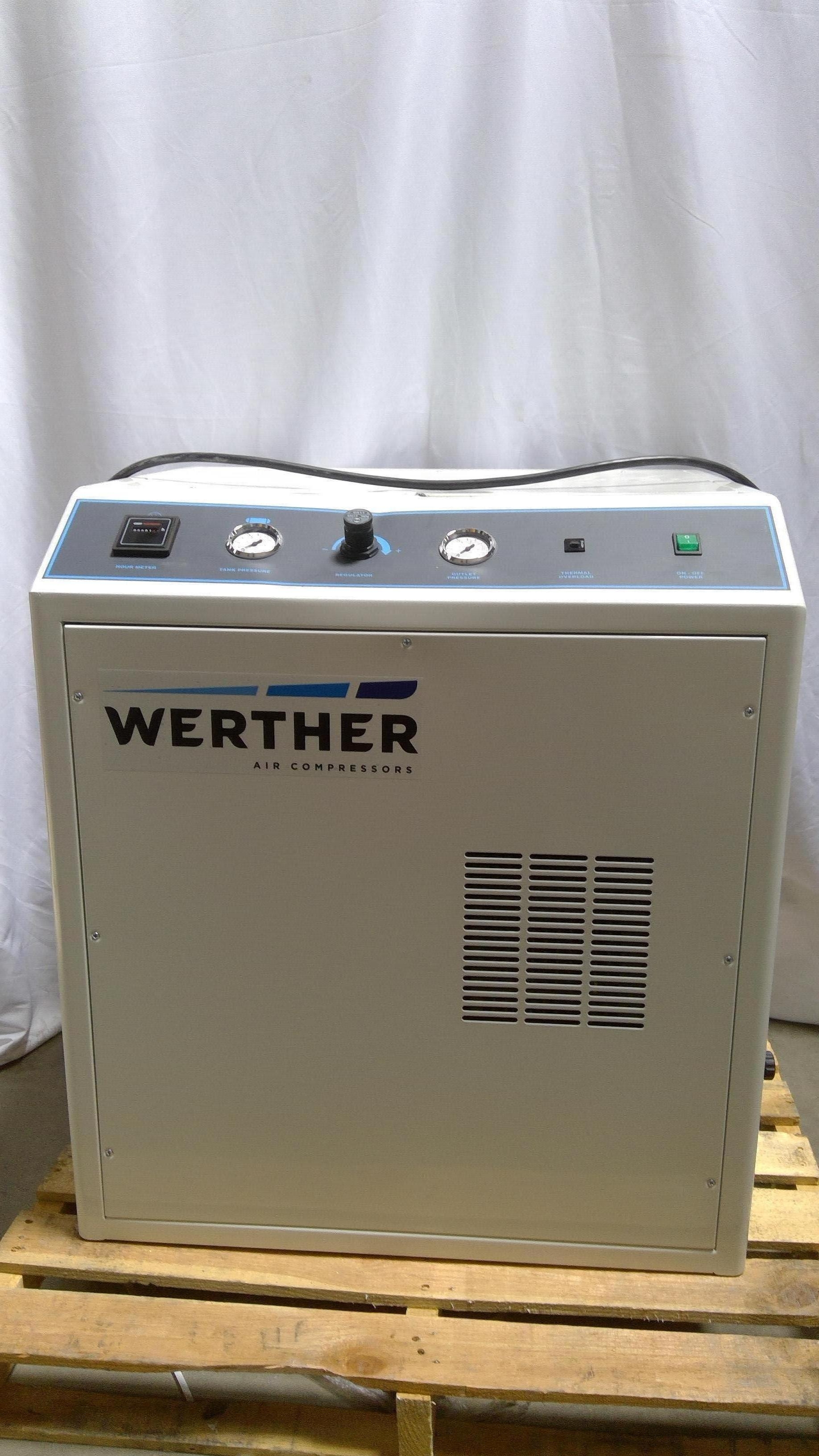 Werther International 2/50/379D Oil-less Air Compressor with Desiccant Dryer