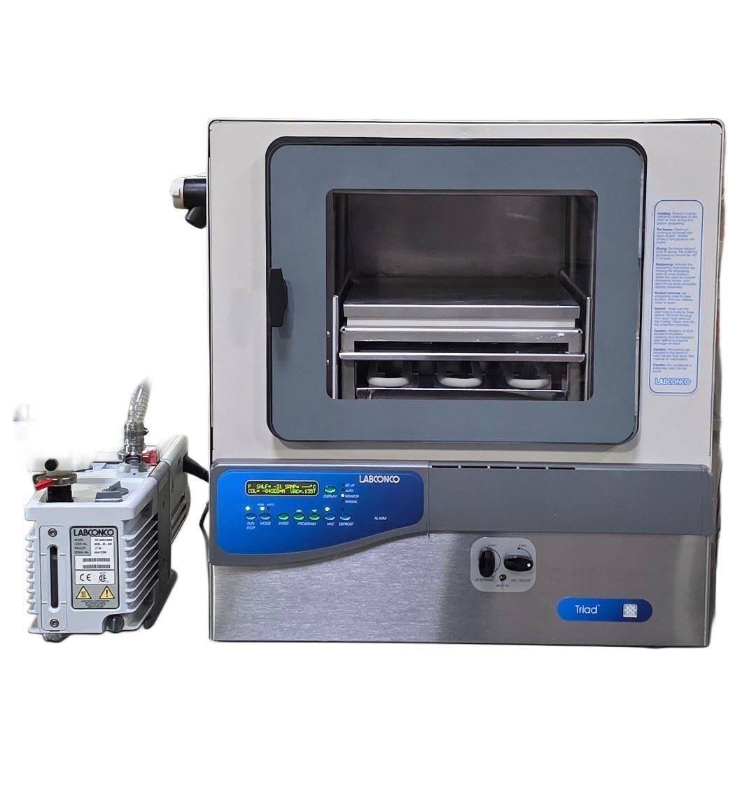 Labconco Freeze Dry System Free Zone Triad with Vacuum Pump. 