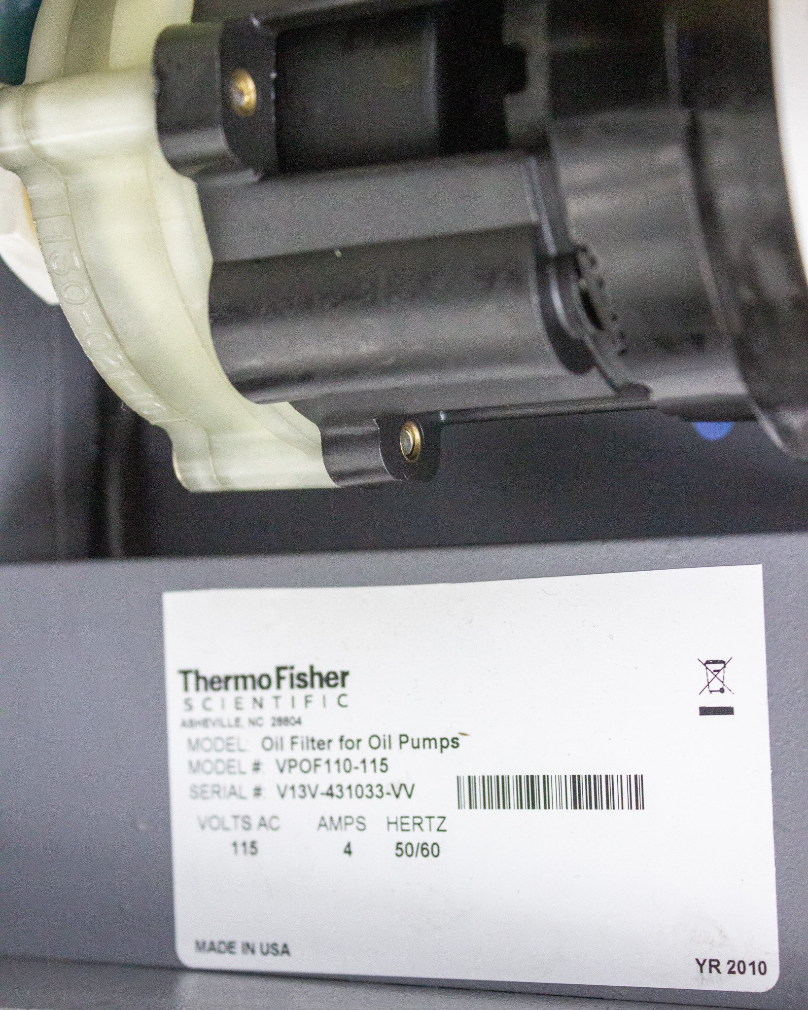 Thermo Scientific VPOF110-115 Vacuum Pump Oil Filter Efficient Filtration