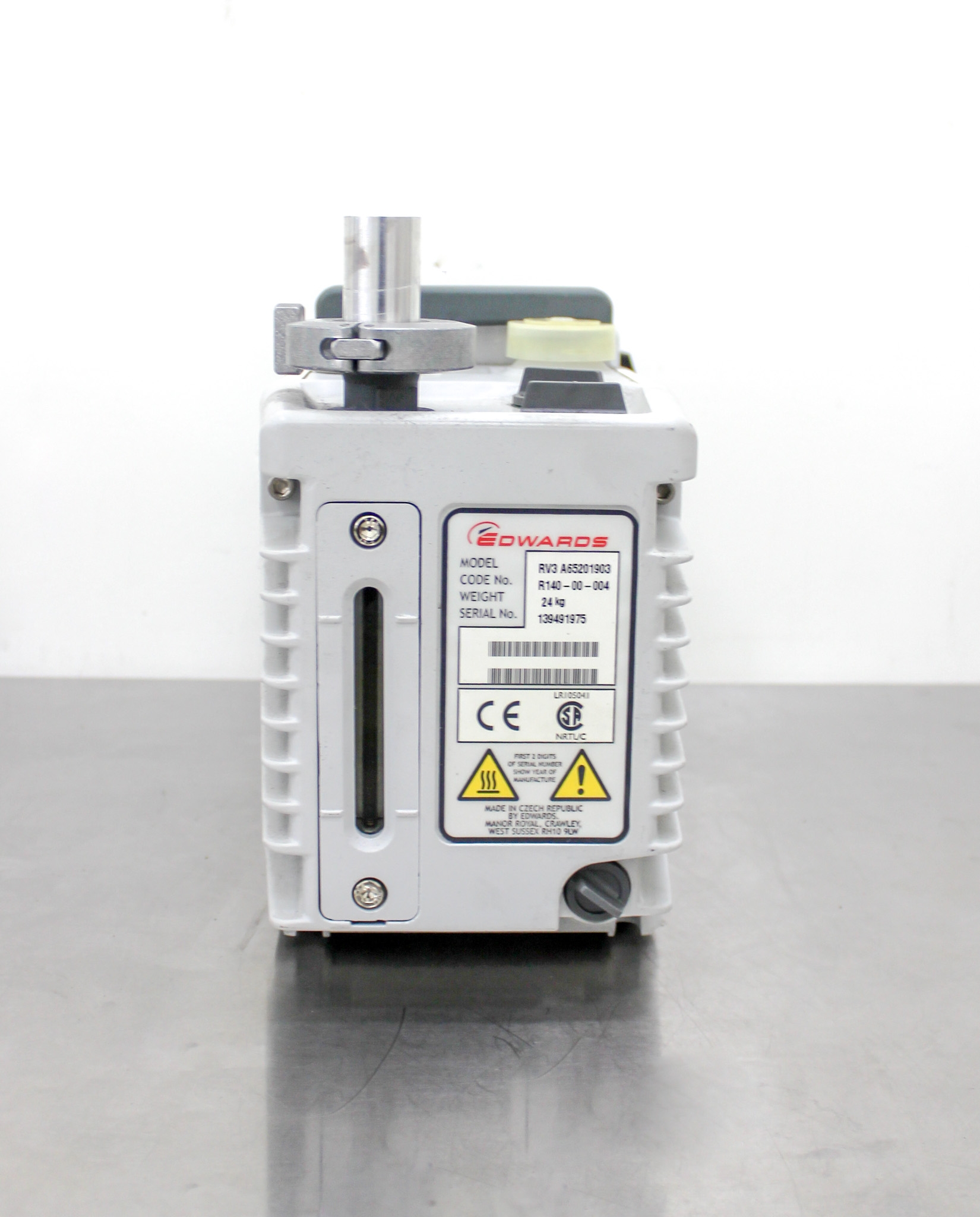 Edwards RV3 A65201903 Vacuum Pump High Vacuum Applications 2 Micron