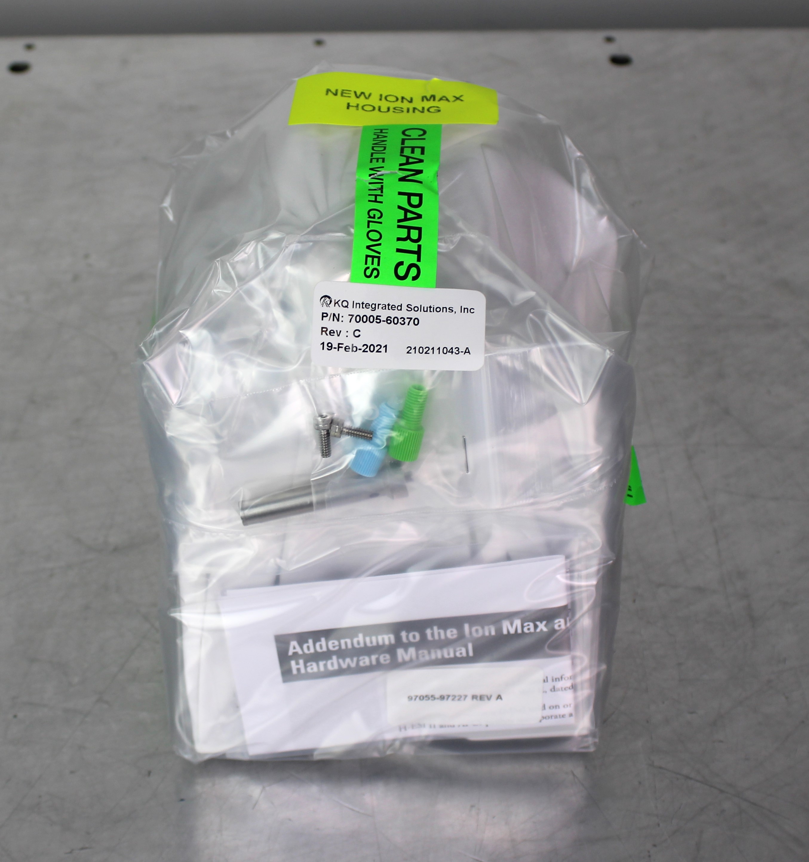 KQ 70005-60370 Mass Spectrometry Ion Max Housing for Ion Part Analysis