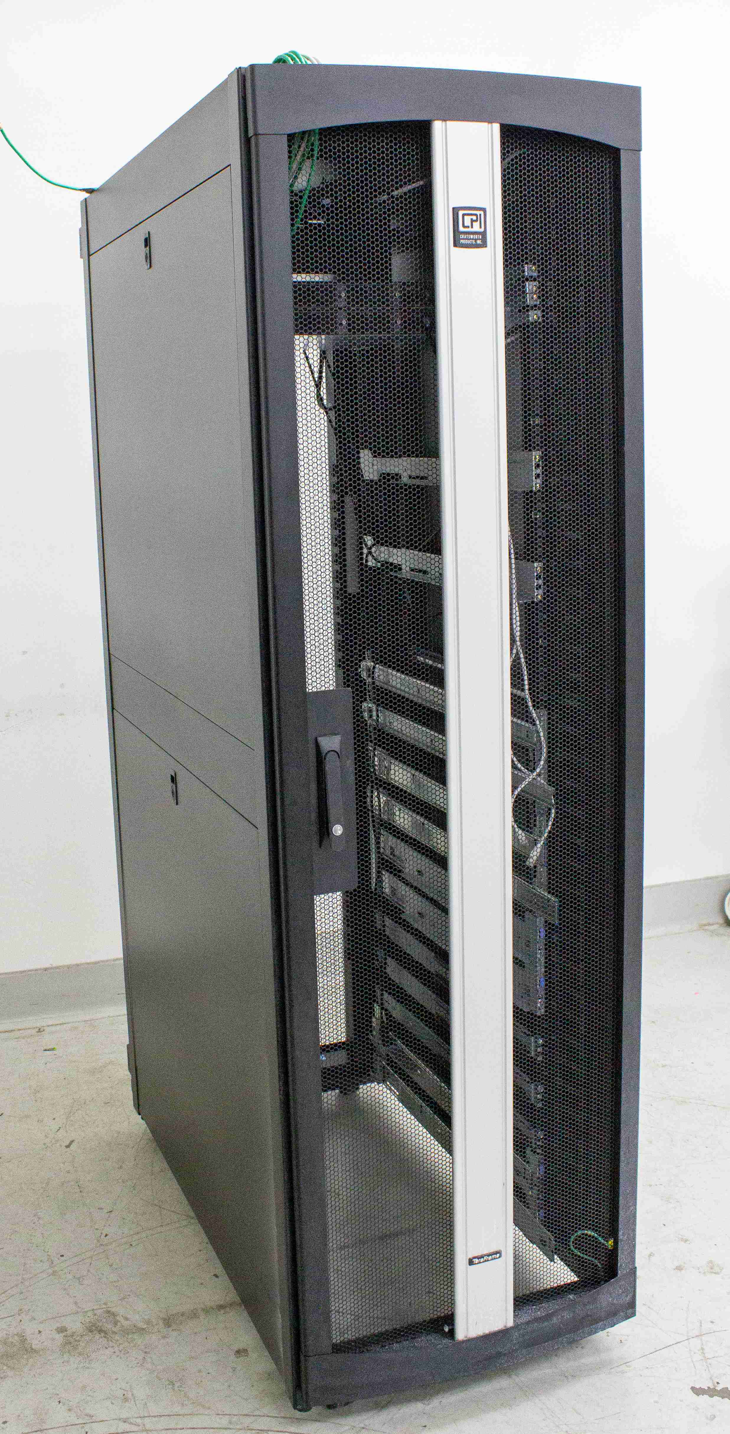 Chatsworth CP3183722 Network Cabinet w/ Cisco & Server Tech Switches 120V