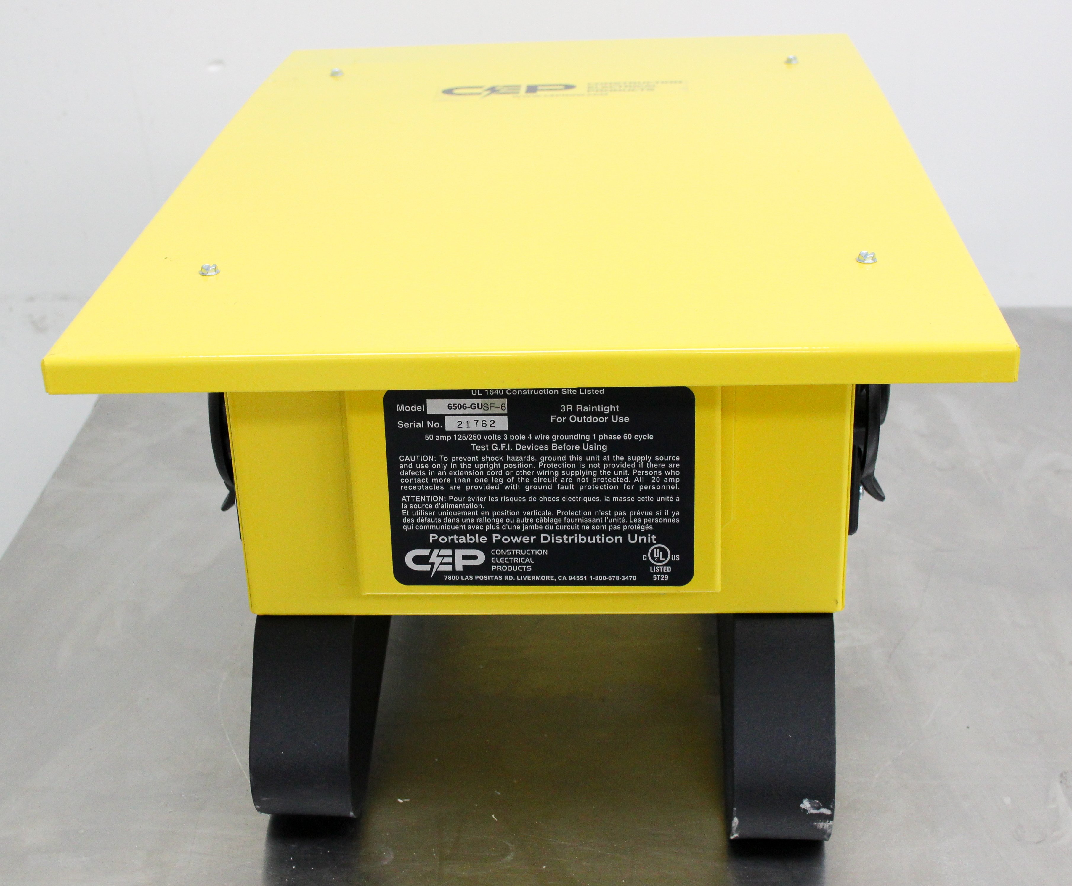 CEP 6506-GU Power Distribution Unit GFCI 50A 125/250V Outdoor Use