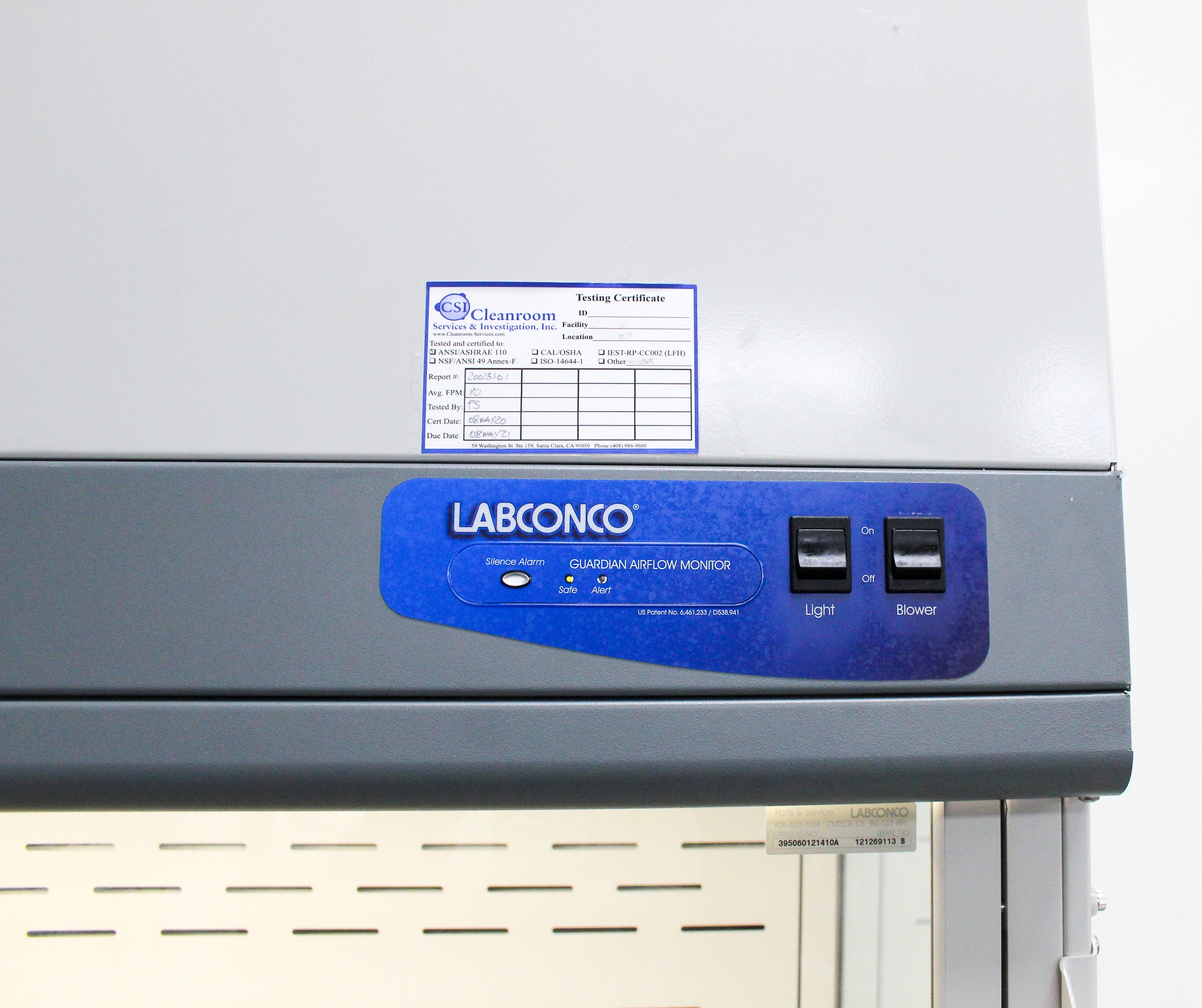 Labconco XPert 6' Filtered Balance System HEPA Ergonomic Enclosure Used