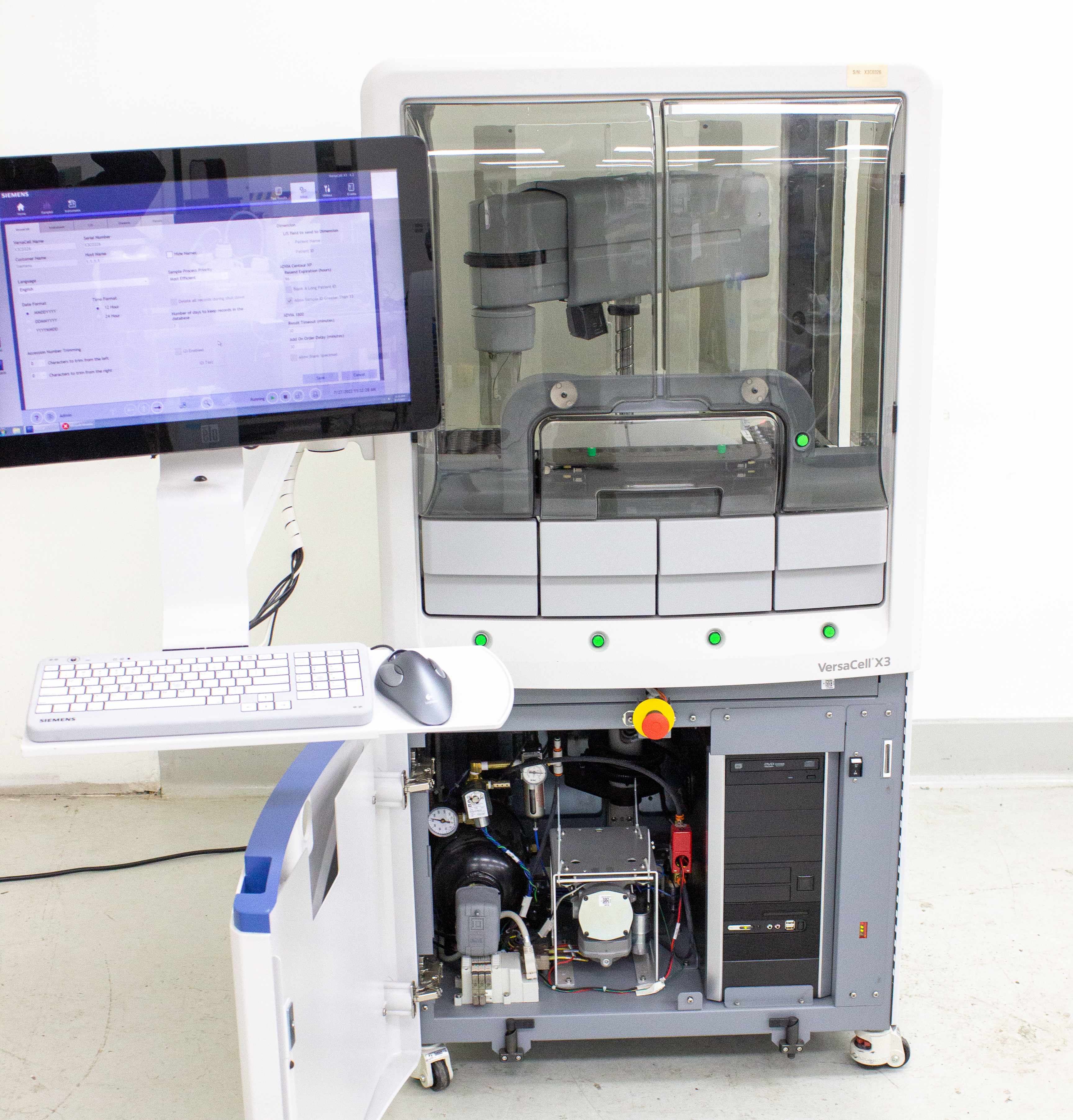 Siemens VersaCell X3 Cell Analyzer with Computer Needs Repair, Parts