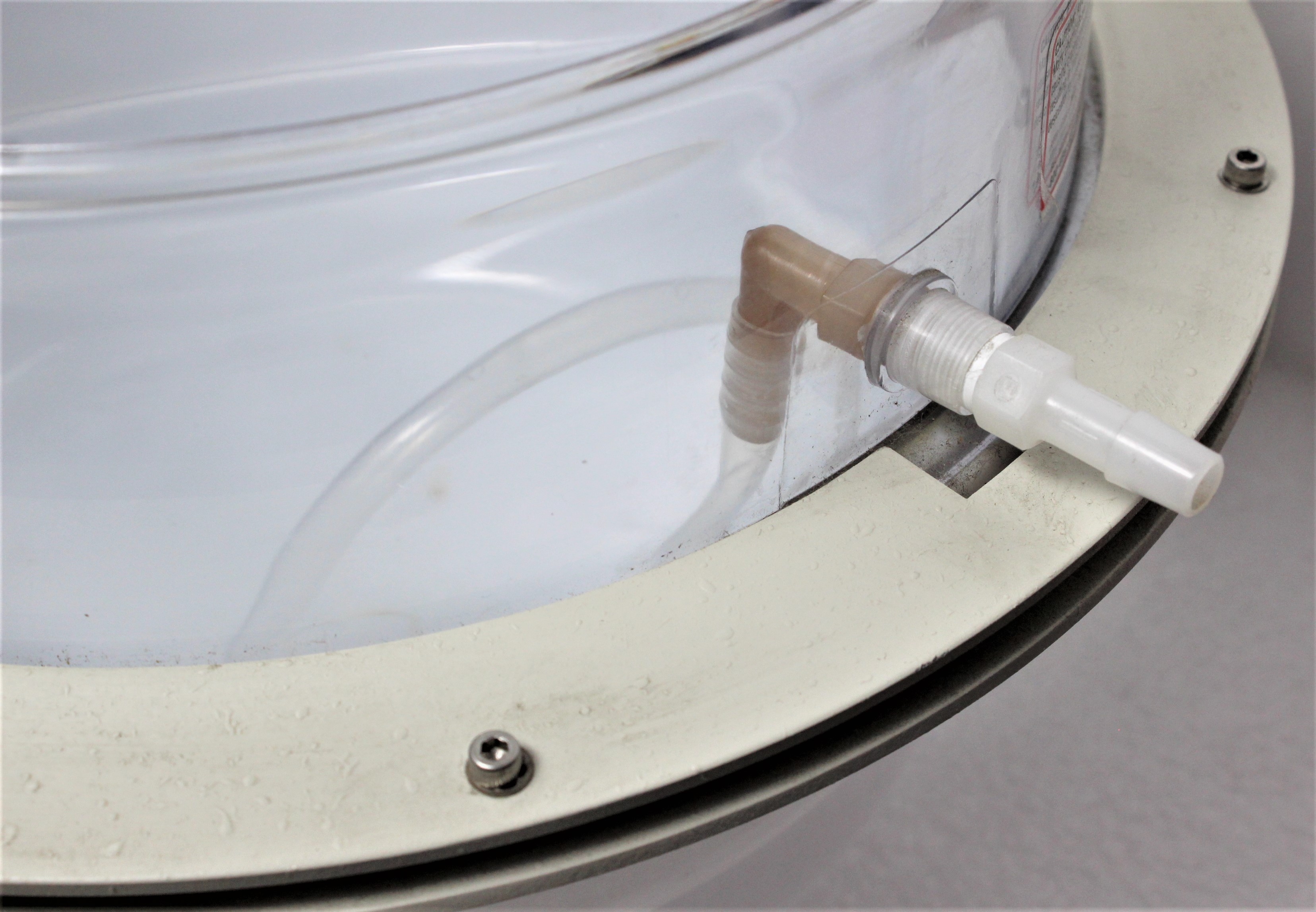 Bel-Art Products Desiccator Polycarbonate 12 Lab Equipment Inlets Used