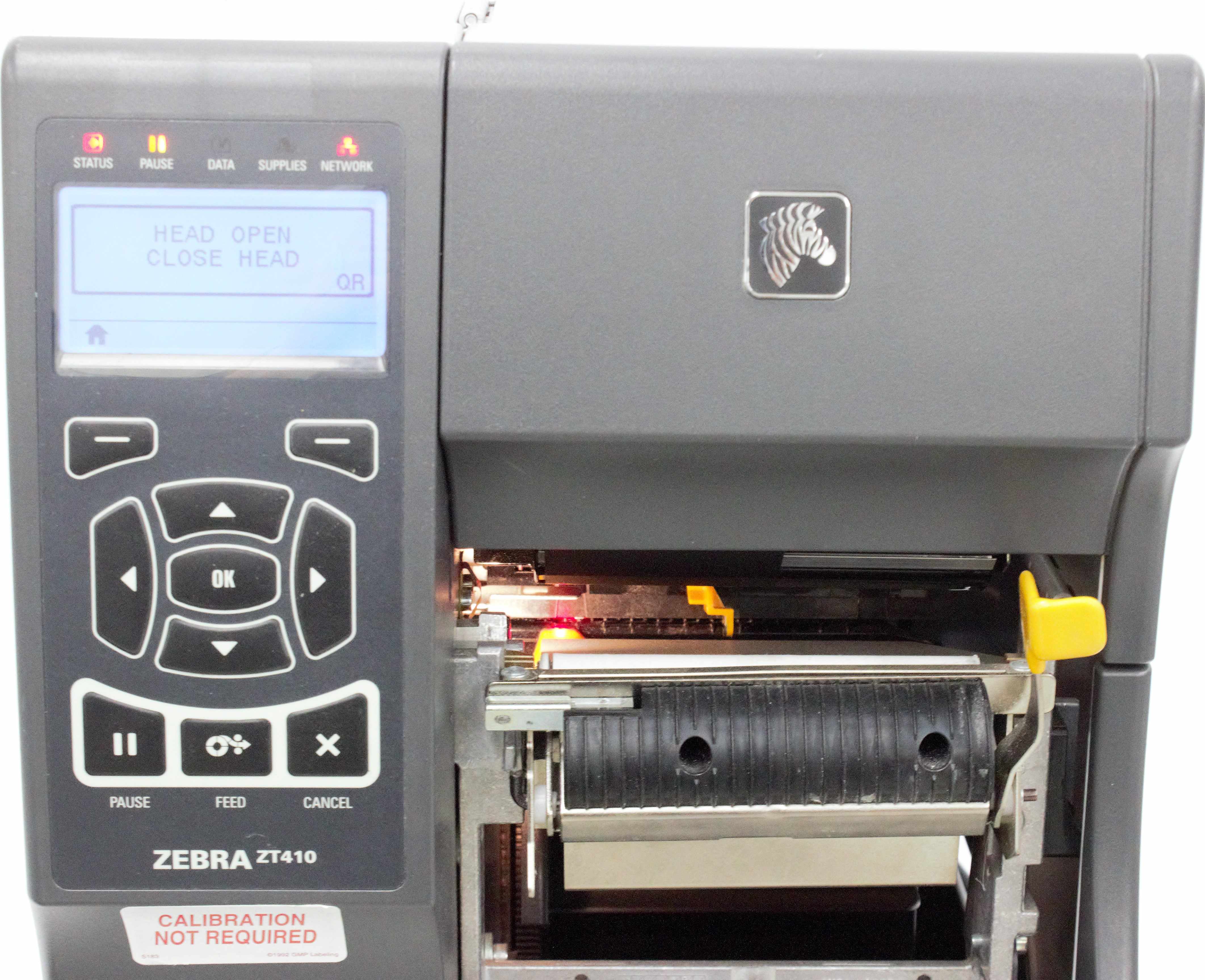 Zebra ZT410 Label Printer 4" Wide Label 14" per Sec Ethernet USB