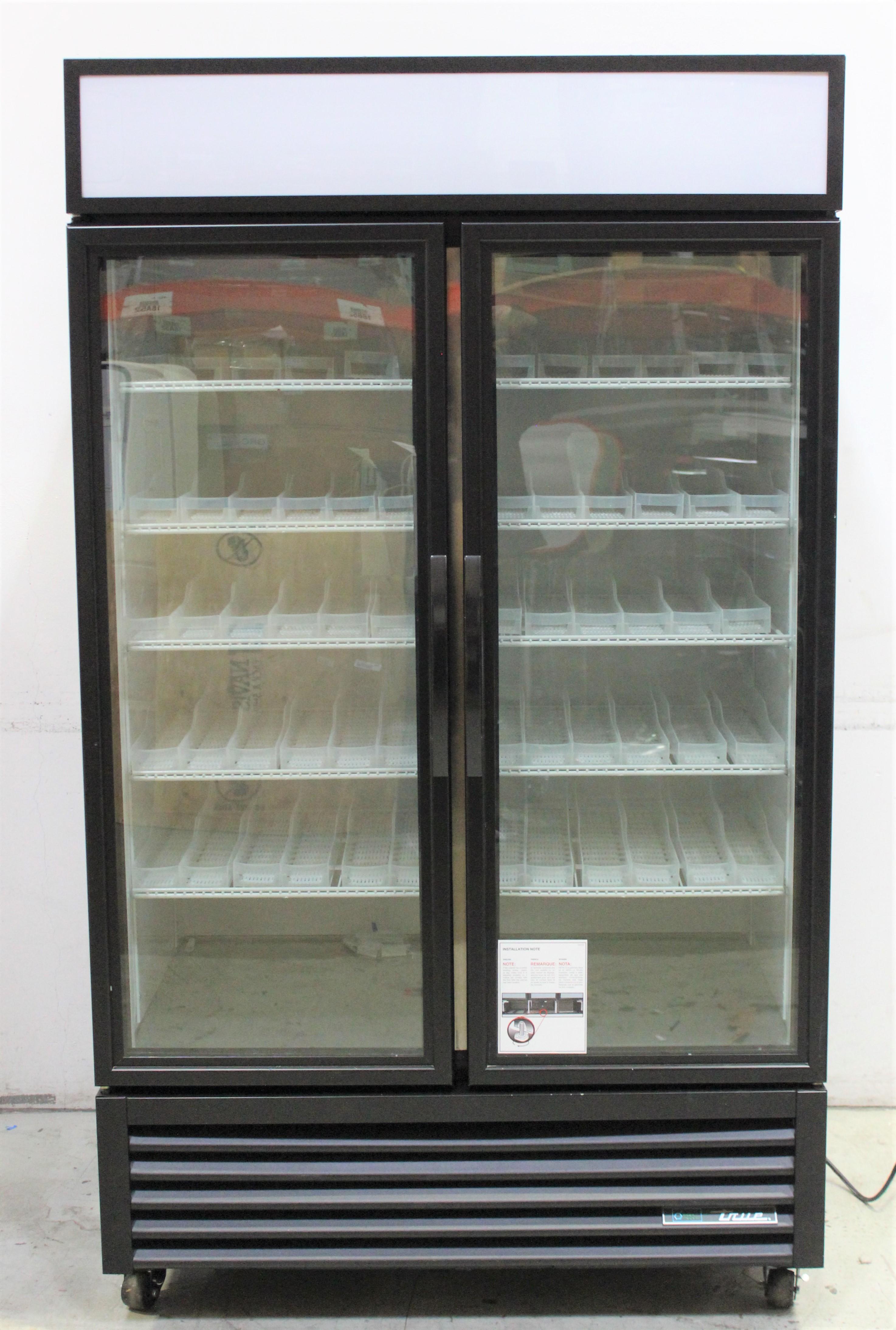 True GDM-43-HC Refrigerator Commercial Glass Door LED Lighting 40.6 cuft