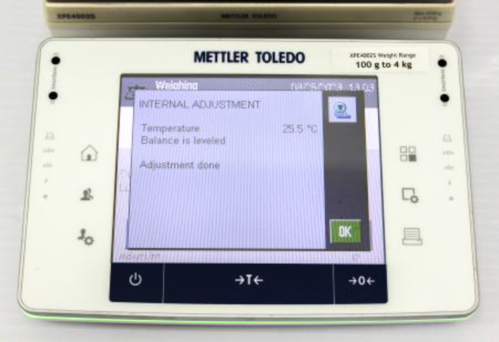 Mettler Toledo XPE4002S Precision Balance 4.1kg Capacity 10mg Readability USB