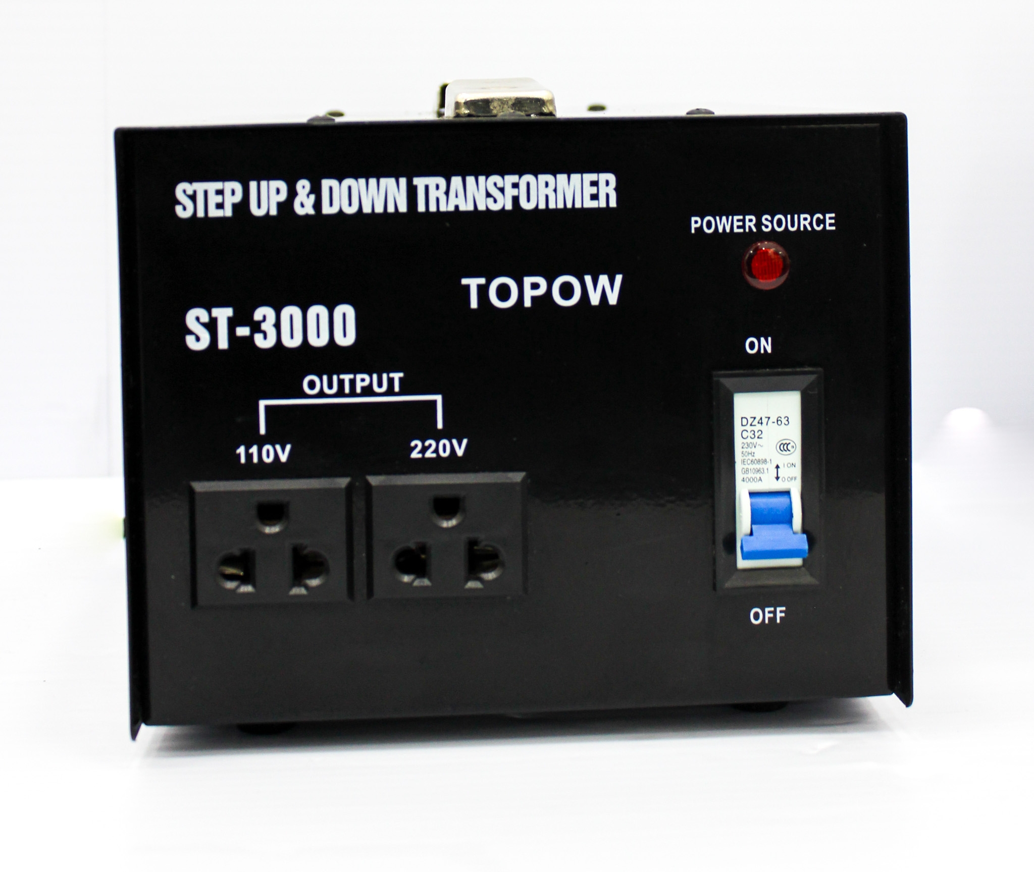TOPOW ST-3000 Voltage Step Up Down Transformer 3000W Converter