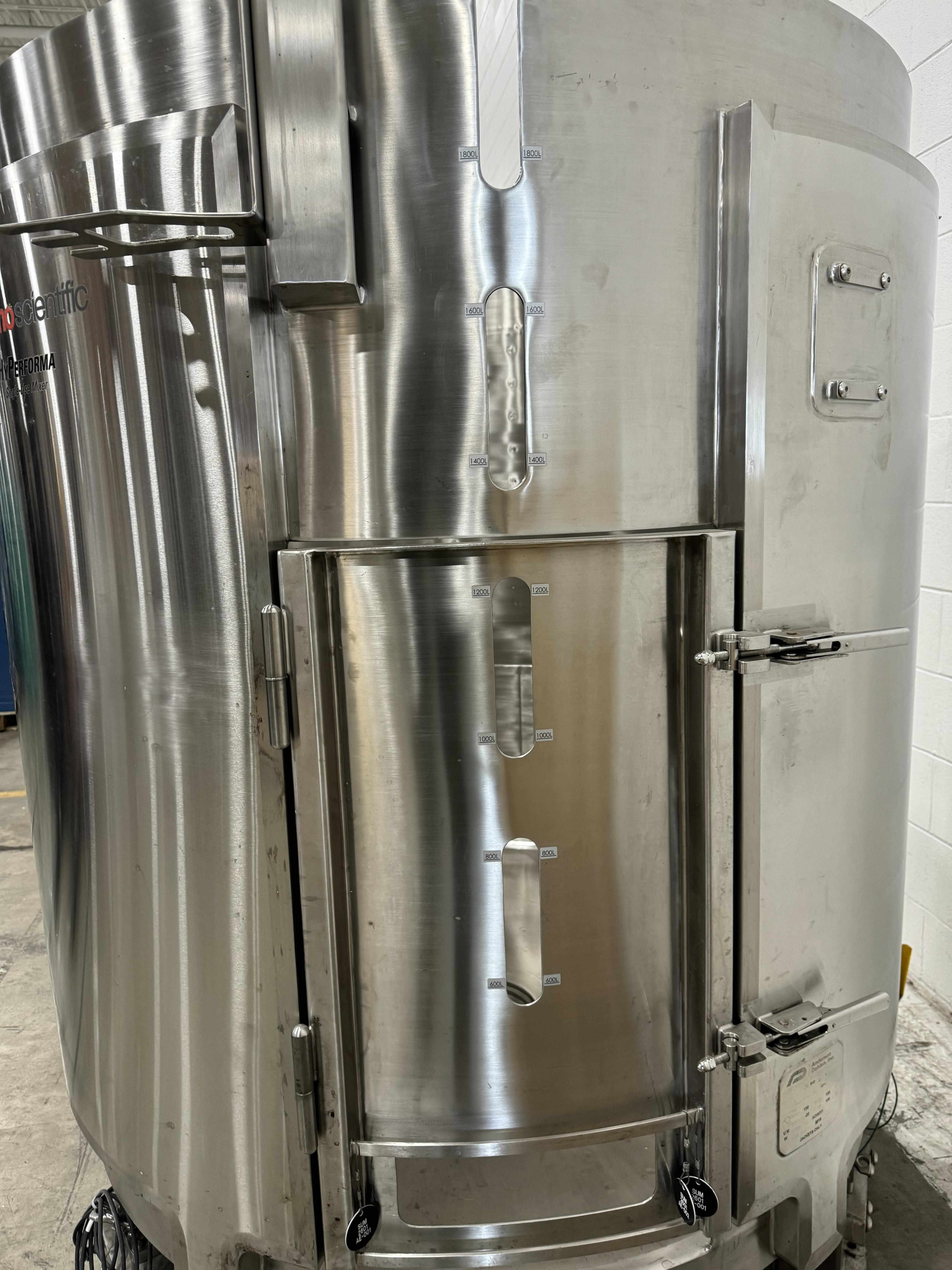 Thermo SUM2000.9004 S.U.M. 2000L Single Use Mixer BioProcess 220V 60Hz