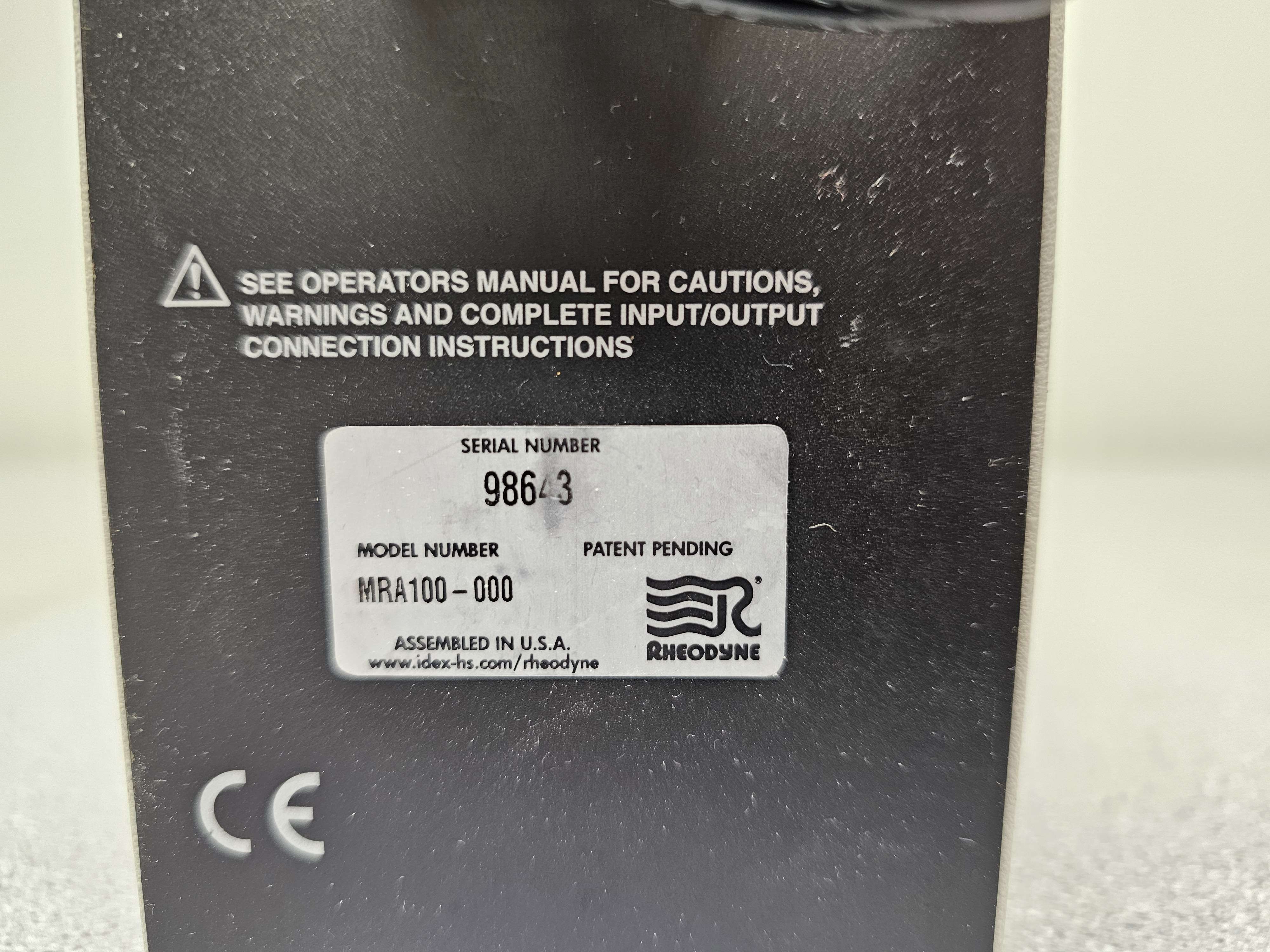 Rheodyne MRA100-000 Flow Splitter for LC/MS Systems with Active Splitting