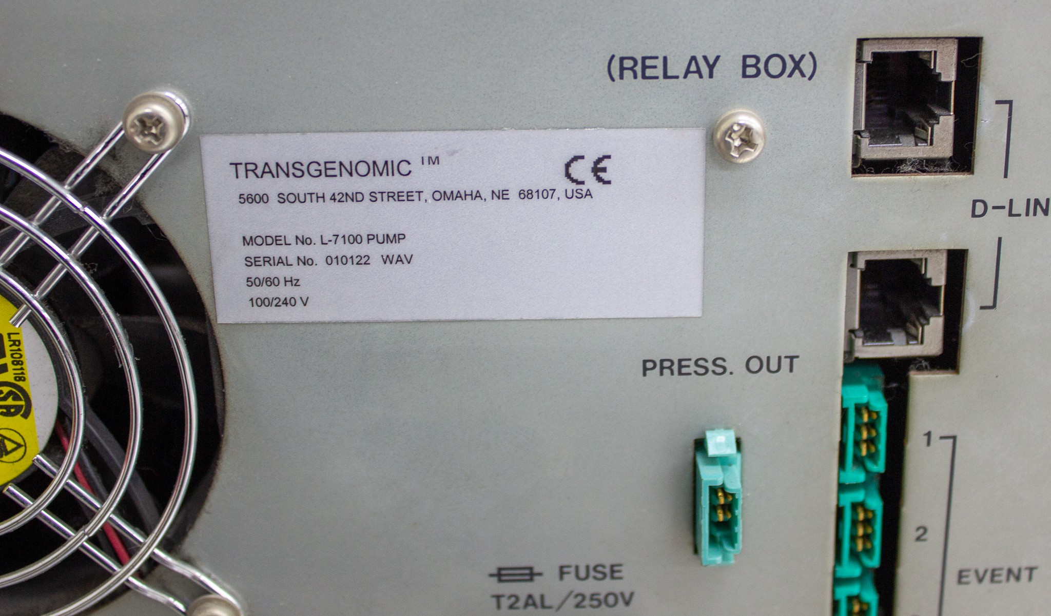 Hitachi L-7100 HPLC Pump D-7000 Interface 39.2MPa High Precision Analytical