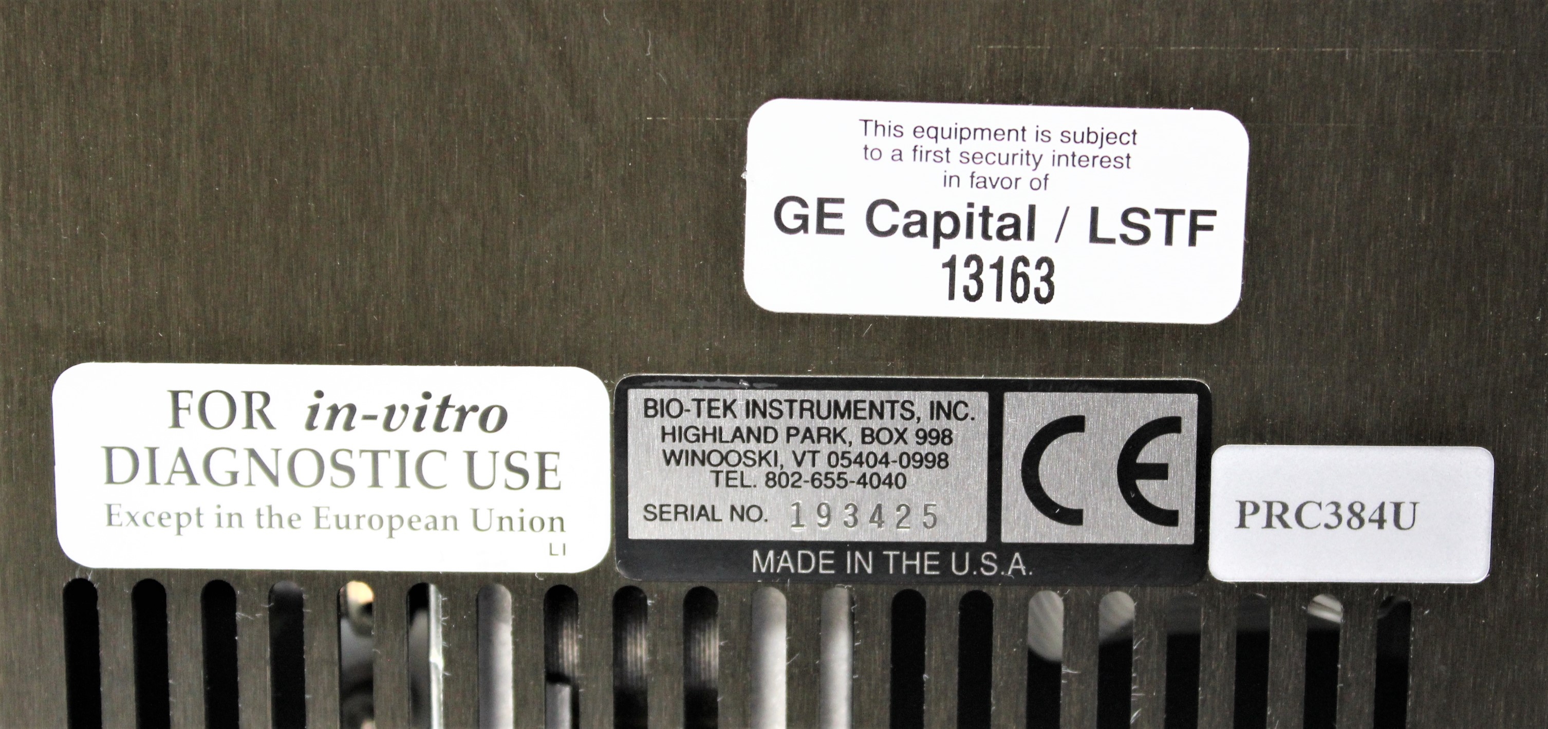 Biotek Precision PRC384U Microplate Washer 96-384 Well Automated Liquid Handler