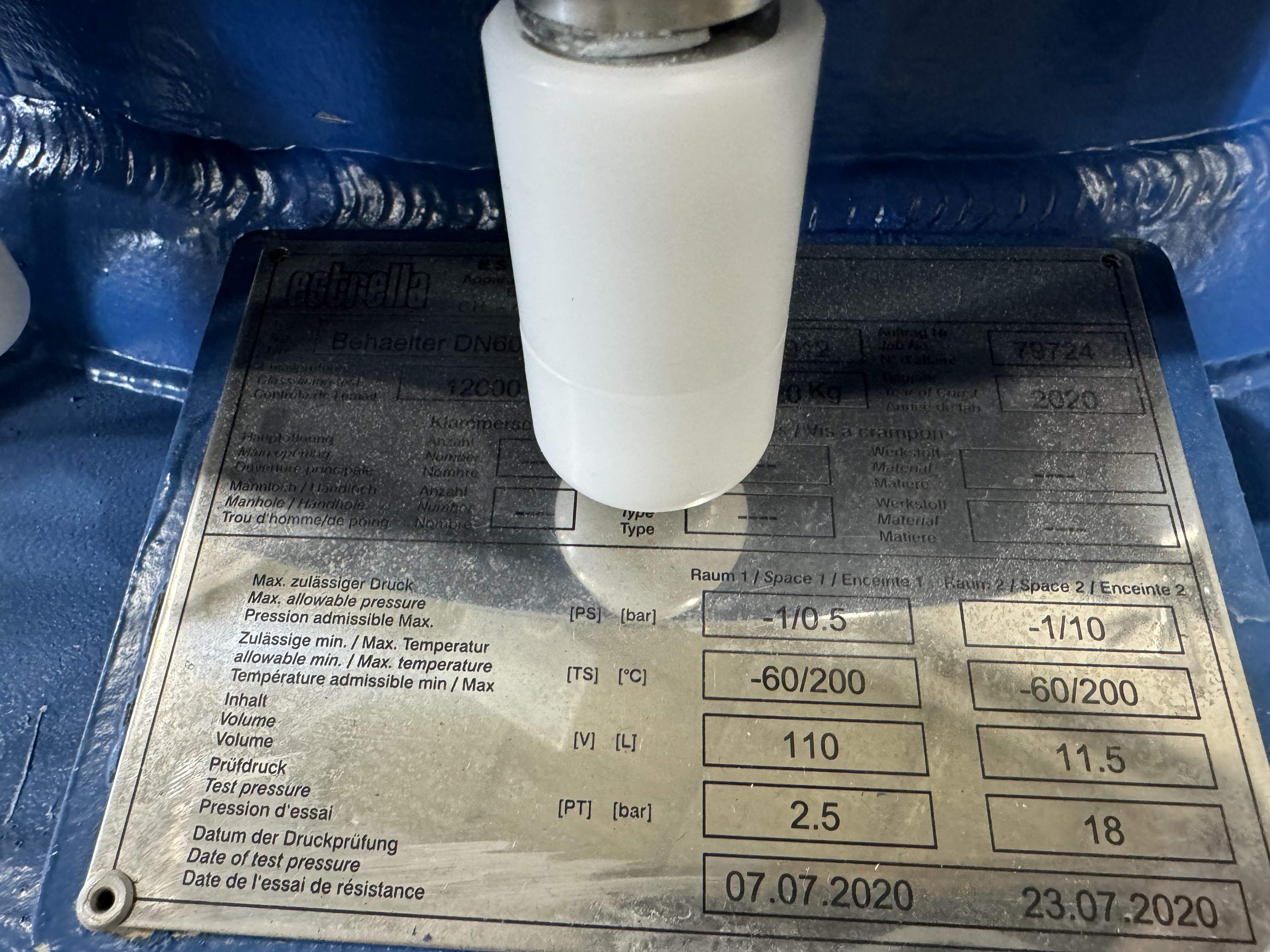 BUCHI Custom Buchi Pilot Plant Evaporator Chemical Reactor 243L -80C Unit