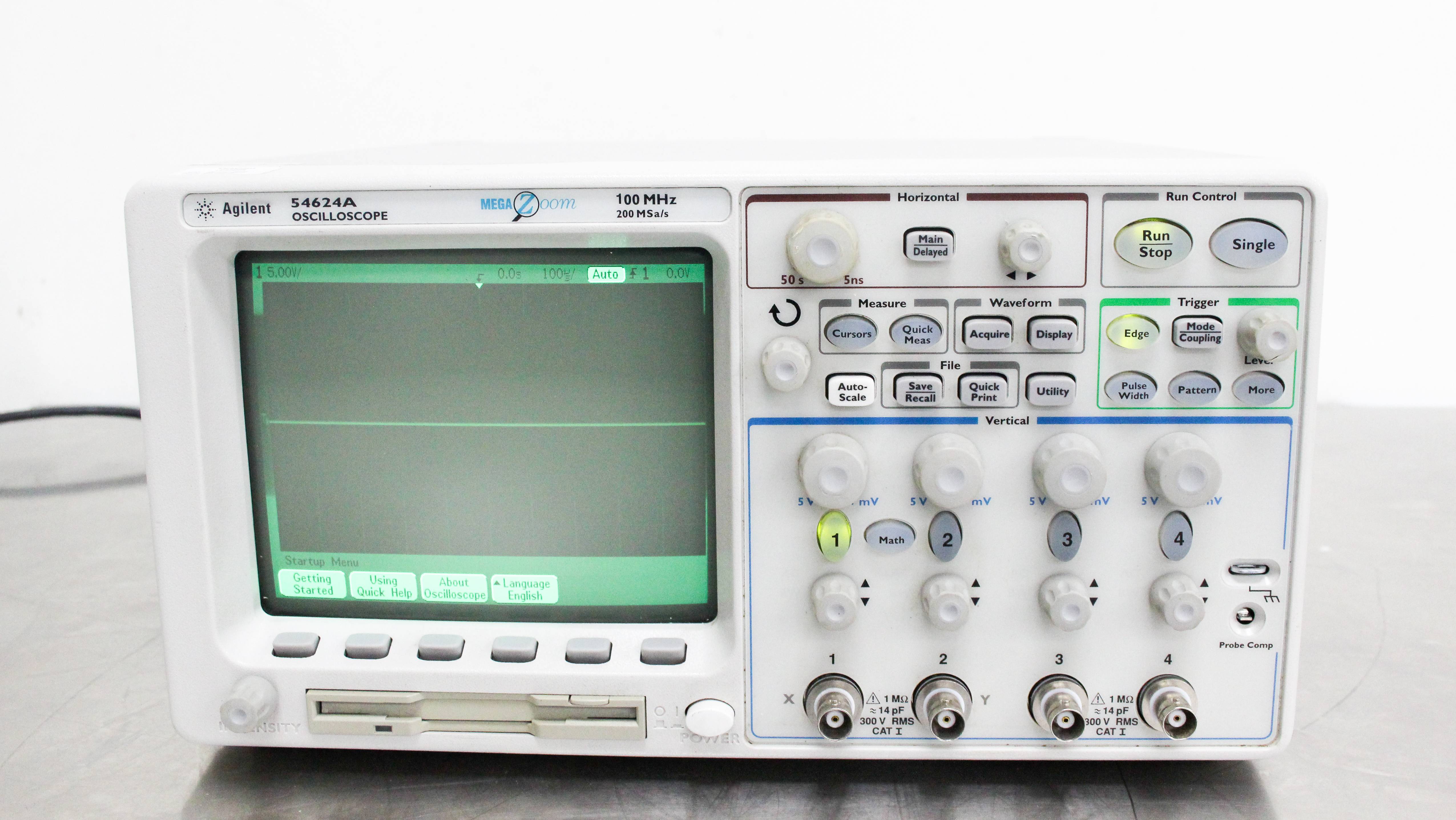 その他 Agilent(HP/Keysight) 54624A Oscilloscope HP/Agilent 54624A 4-Channel 100MHz Oscilloscope - Sell, Rent