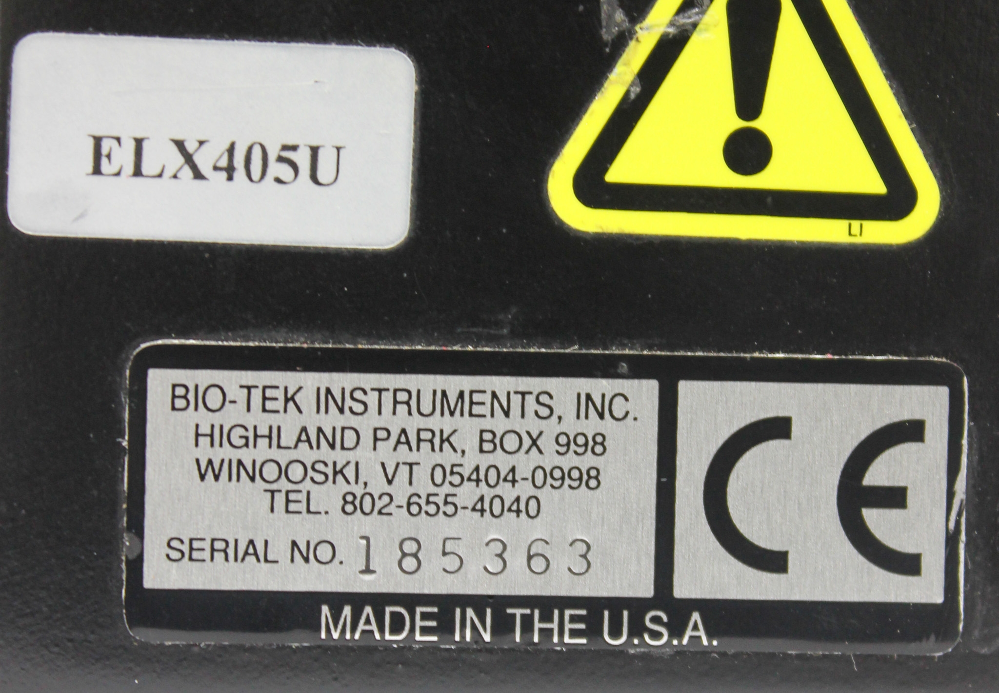 Biotek ELx405U Microplate Washer Dual-Action Manifold 96/384-Well Plates 120V